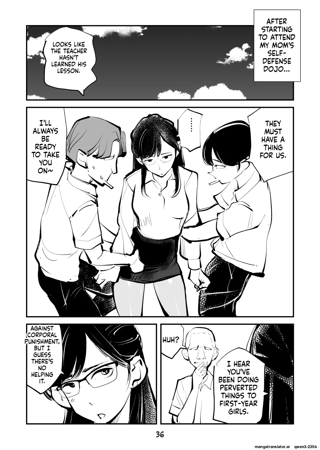 Electric Massage Siblings 7 Ball-Busting Female Teacher - page 37