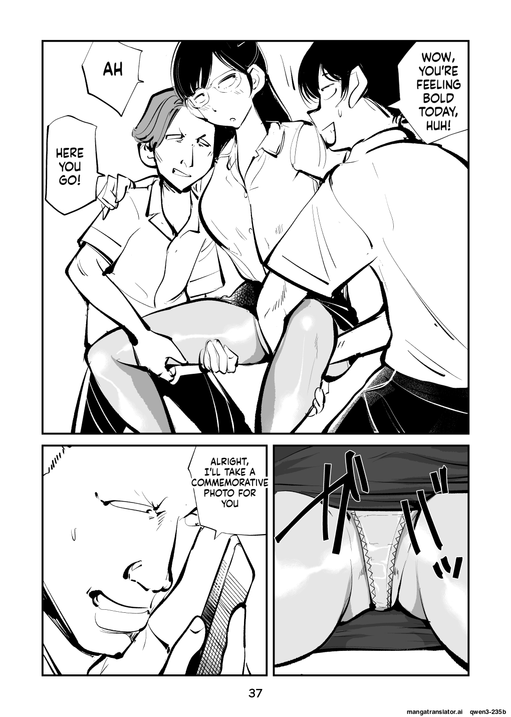 Electric Massage Siblings 7 Ball-Busting Female Teacher - page 38