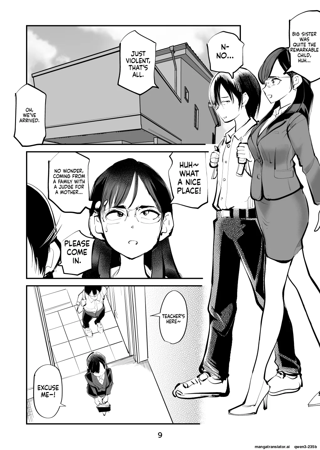 Electric Massage Siblings 7 Ball-Busting Female Teacher - page 9
