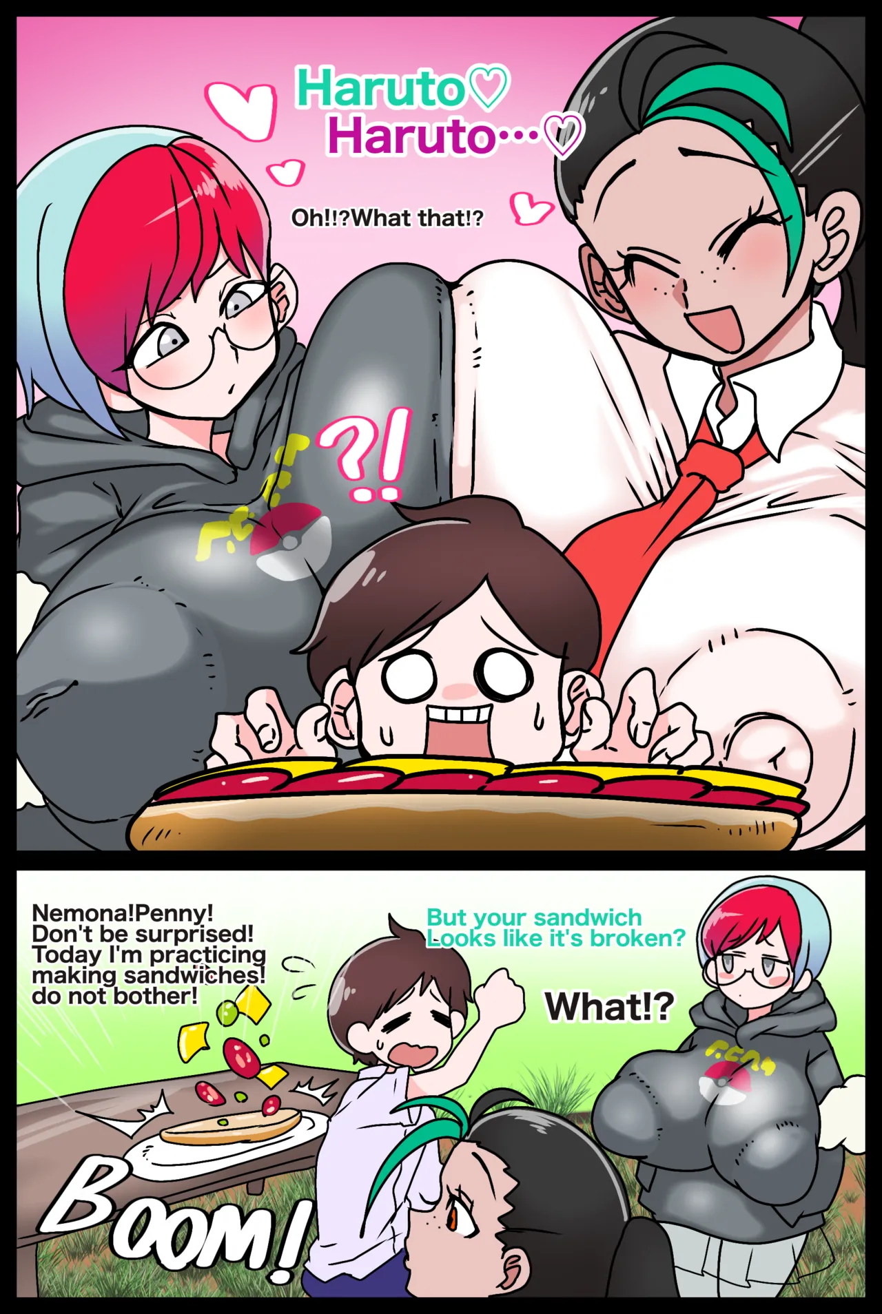 ボタンとネモ、ハルトに完全屈服調教SEX♡ - page 10