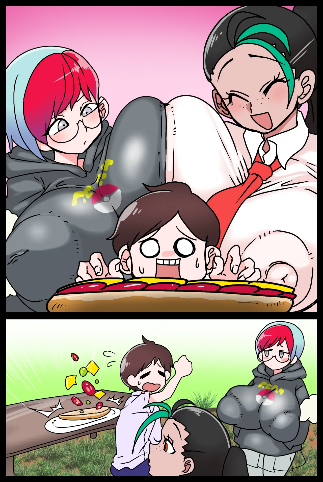 ボタンとネモ、ハルトに完全屈服調教SEX♡ - page 19