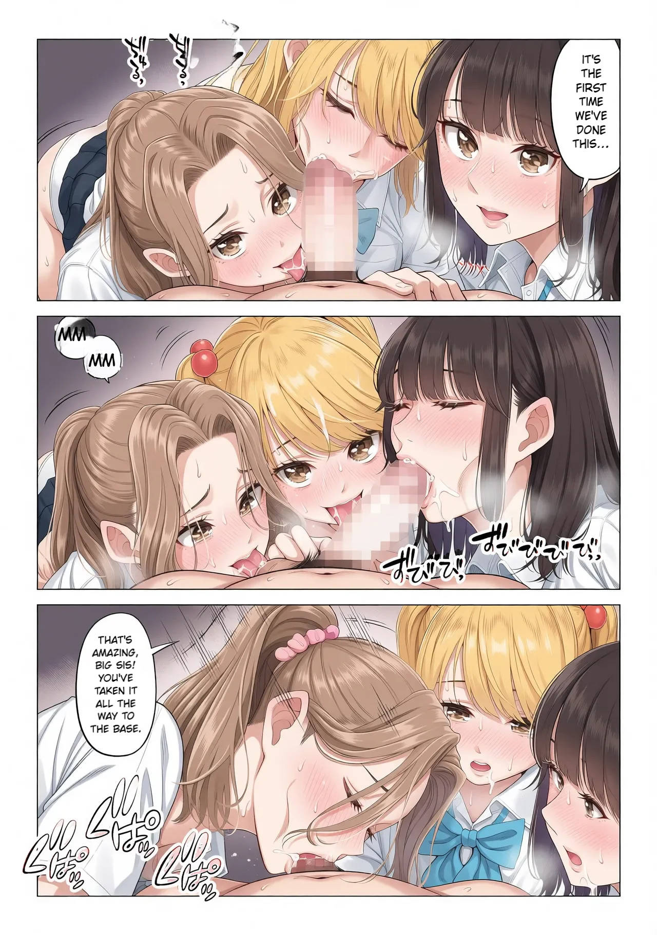 Ogifu-san no Seiyoku Shori wa Watashi tachi Sanshimai no Mochi mawari | Taking the turn - The story of how us three sister took care of our step-father needs - page 102