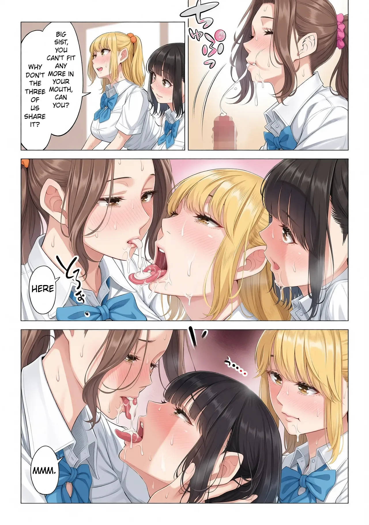 Ogifu-san no Seiyoku Shori wa Watashi tachi Sanshimai no Mochi mawari | Taking the turn - The story of how us three sister took care of our step-father needs - page 105