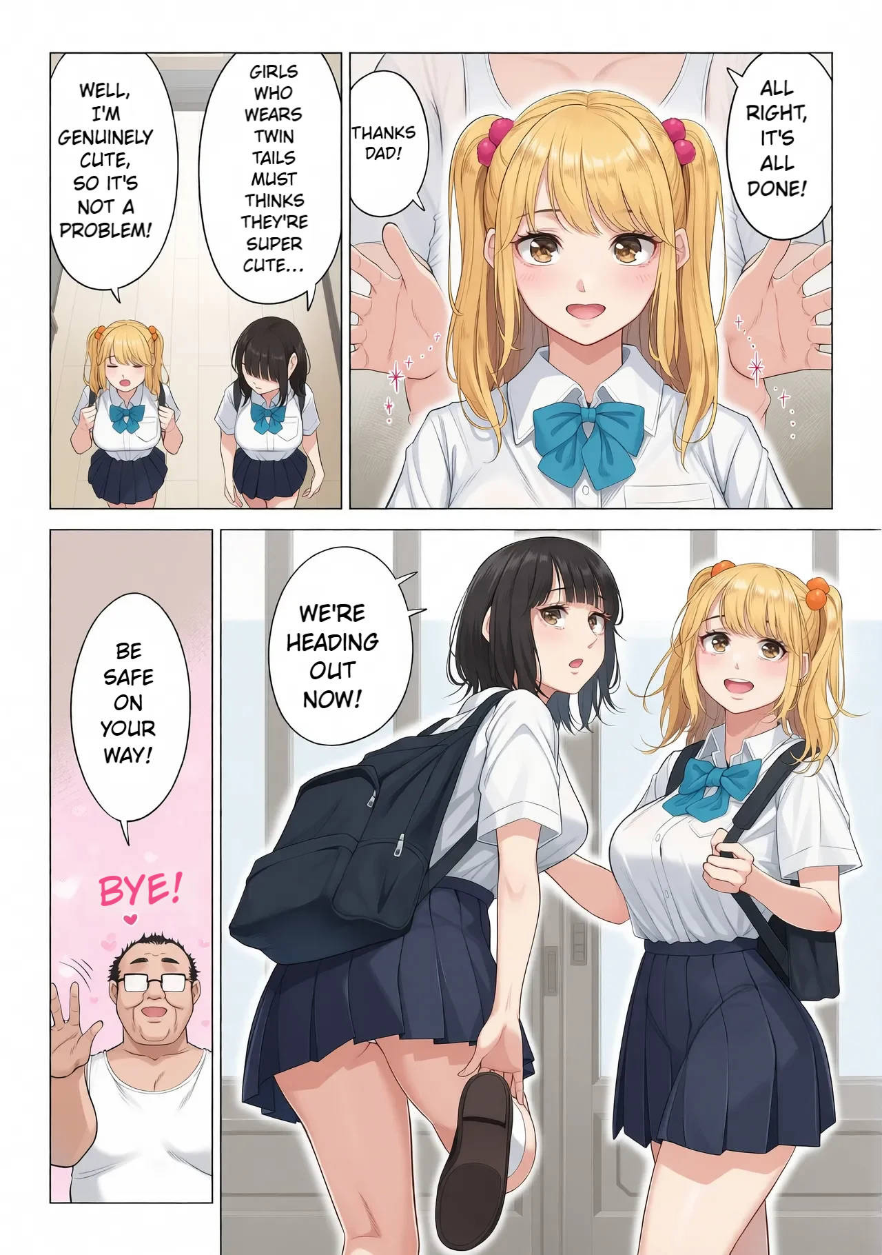 Ogifu-san no Seiyoku Shori wa Watashi tachi Sanshimai no Mochi mawari | Taking the turn - The story of how us three sister took care of our step-father needs - page 19