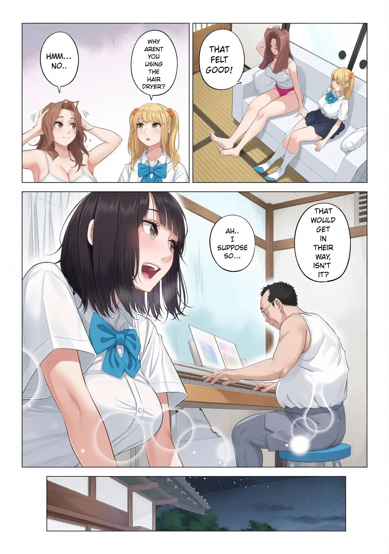 Ogifu-san no Seiyoku Shori wa Watashi tachi Sanshimai no Mochi mawari | Taking the turn - The story of how us three sister took care of our step-father needs - page 24