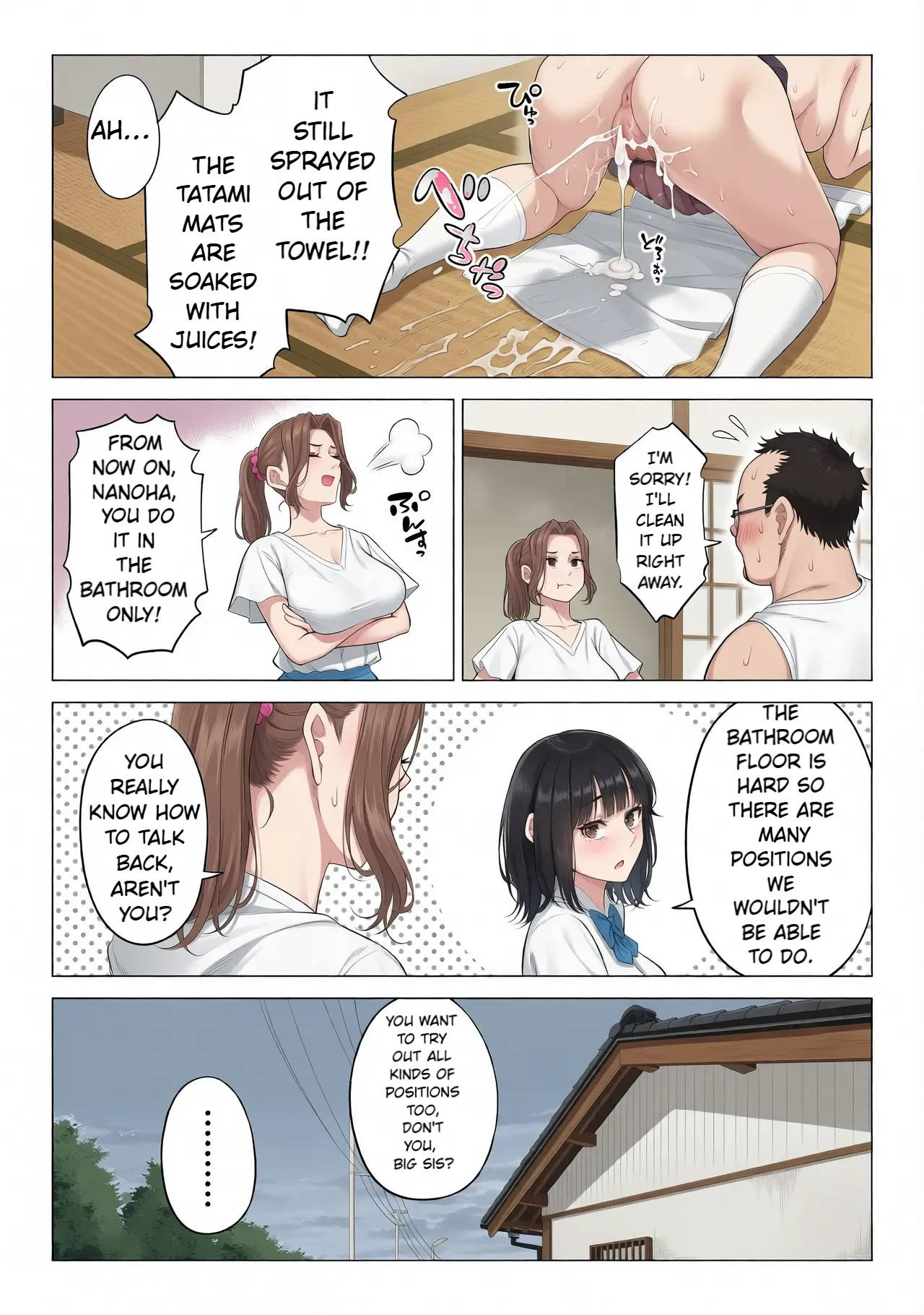 Ogifu-san no Seiyoku Shori wa Watashi tachi Sanshimai no Mochi mawari | Taking the turn - The story of how us three sister took care of our step-father needs - page 46