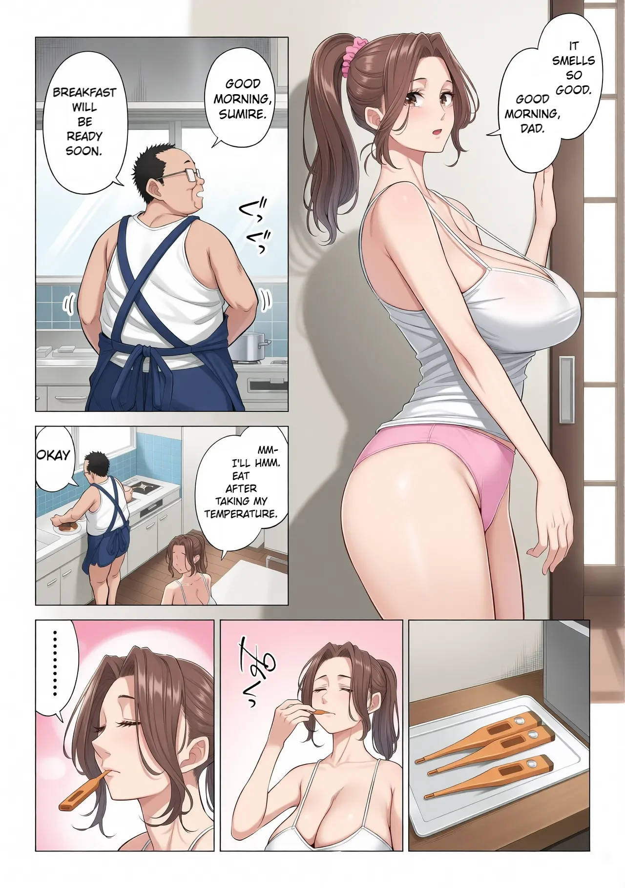 Ogifu-san no Seiyoku Shori wa Watashi tachi Sanshimai no Mochi mawari | Taking the turn - The story of how us three sister took care of our step-father needs - page 6