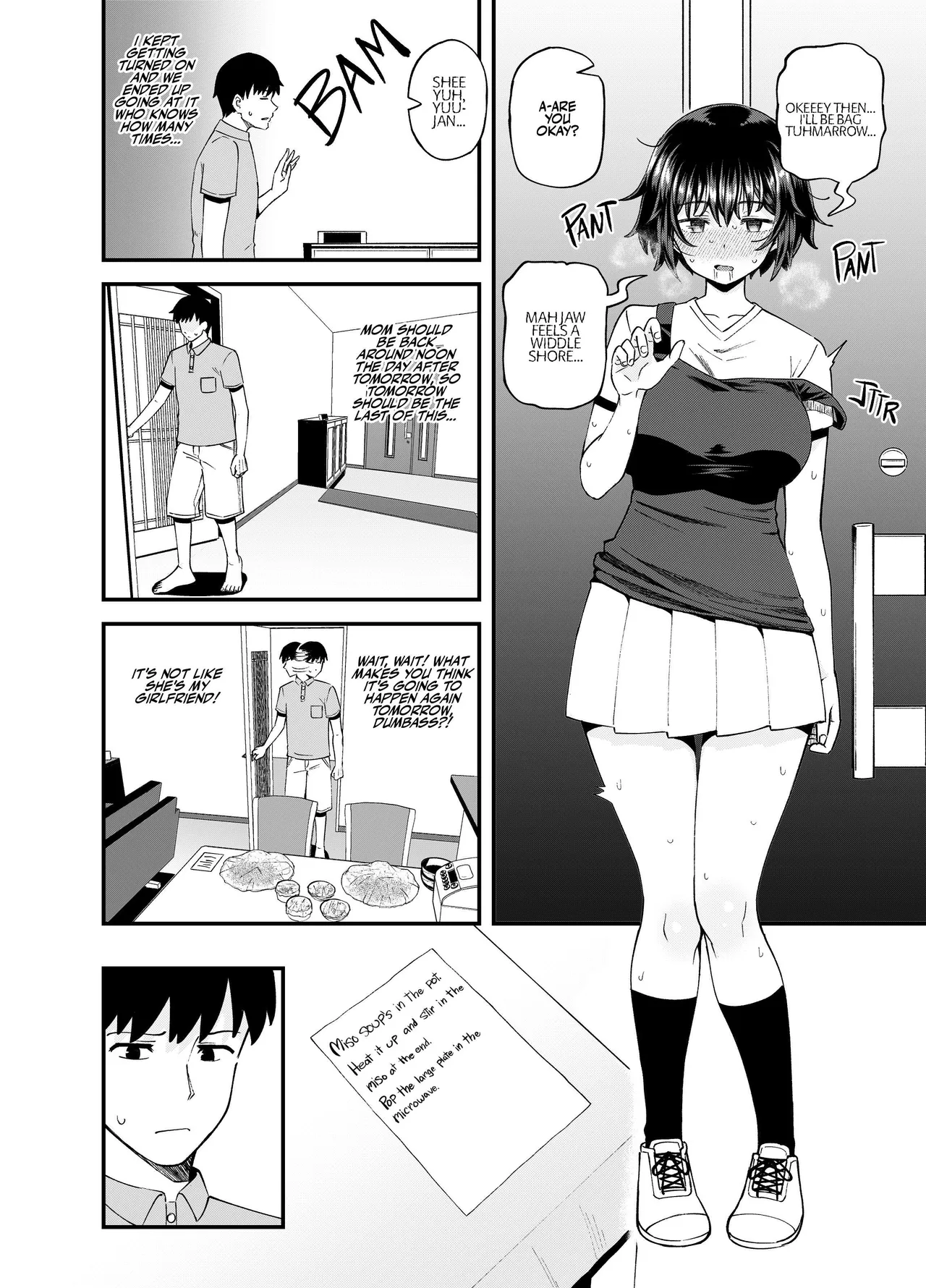 Soen ni Natteta Osananajimi ga Okuchi Onaho Gayoi Shite Kuru Mikkakan | Three Days Treating My Estranged Friend As An Oral Fuckhole - page 26