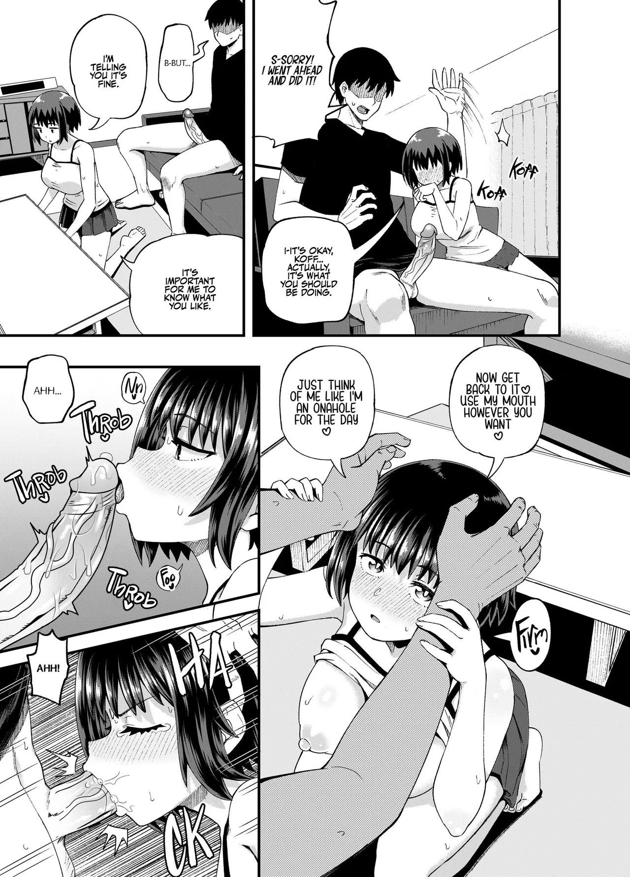 Soen ni Natteta Osananajimi ga Okuchi Onaho Gayoi Shite Kuru Mikkakan | Three Days Treating My Estranged Friend As An Oral Fuckhole - page 31