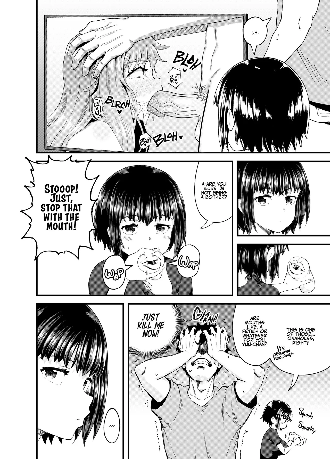 Soen ni Natteta Osananajimi ga Okuchi Onaho Gayoi Shite Kuru Mikkakan | Three Days Treating My Estranged Friend As An Oral Fuckhole - page 8