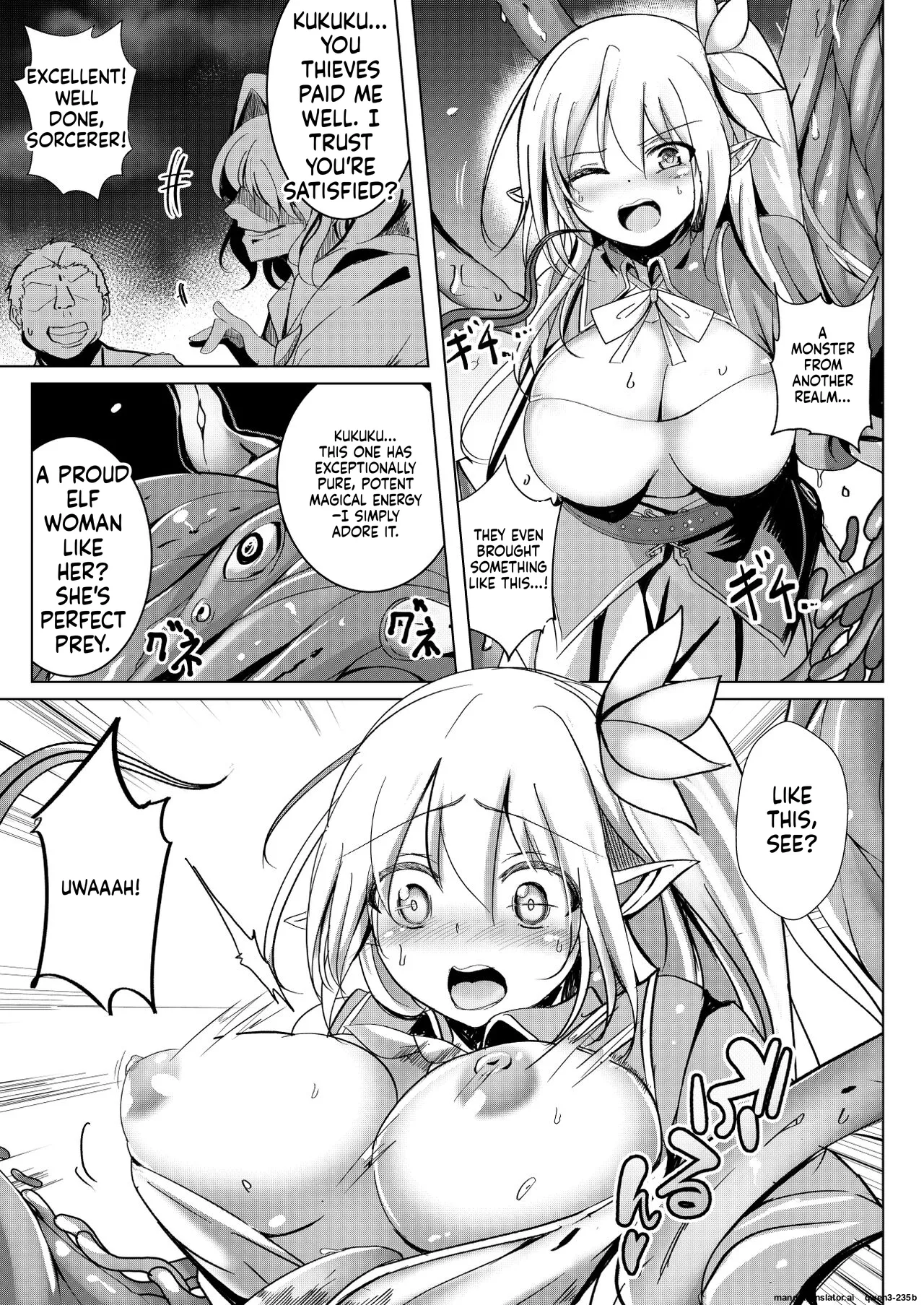Elf Kishi Ryoujoku Boku ga Hitojichi Kanojo ga Dorei - page 11