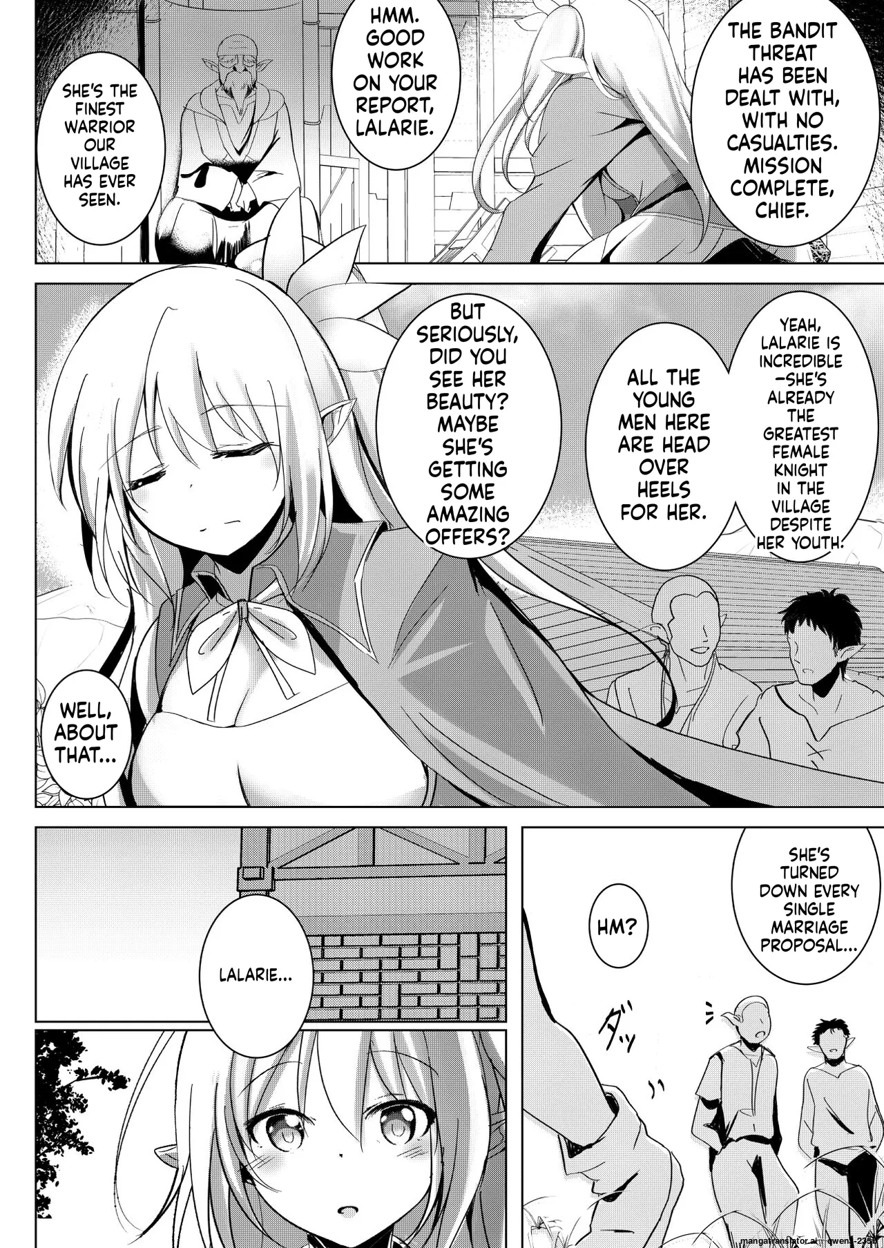 Elf Kishi Ryoujoku Boku ga Hitojichi Kanojo ga Dorei - page 4