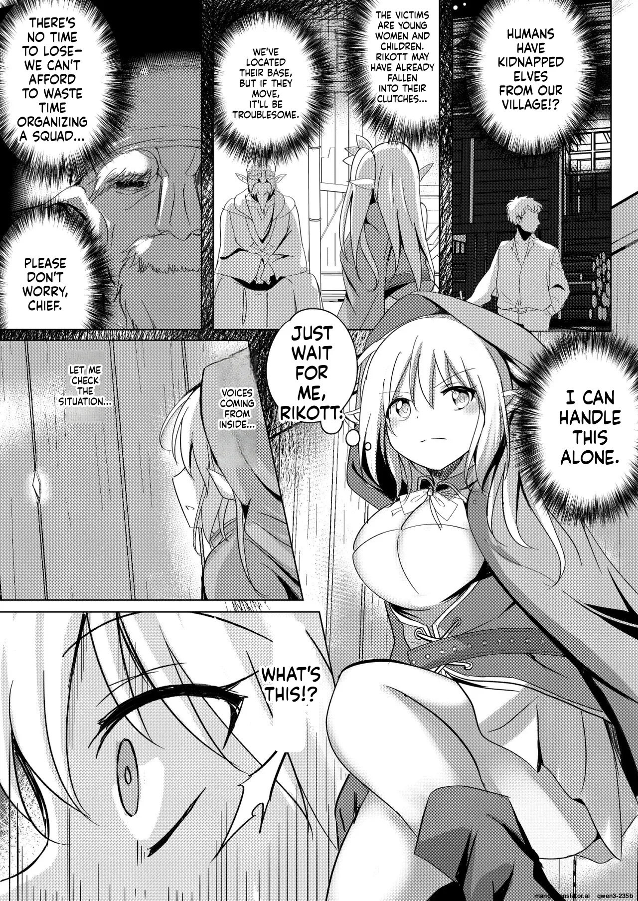 Elf Kishi Ryoujoku Boku ga Hitojichi Kanojo ga Dorei - page 7