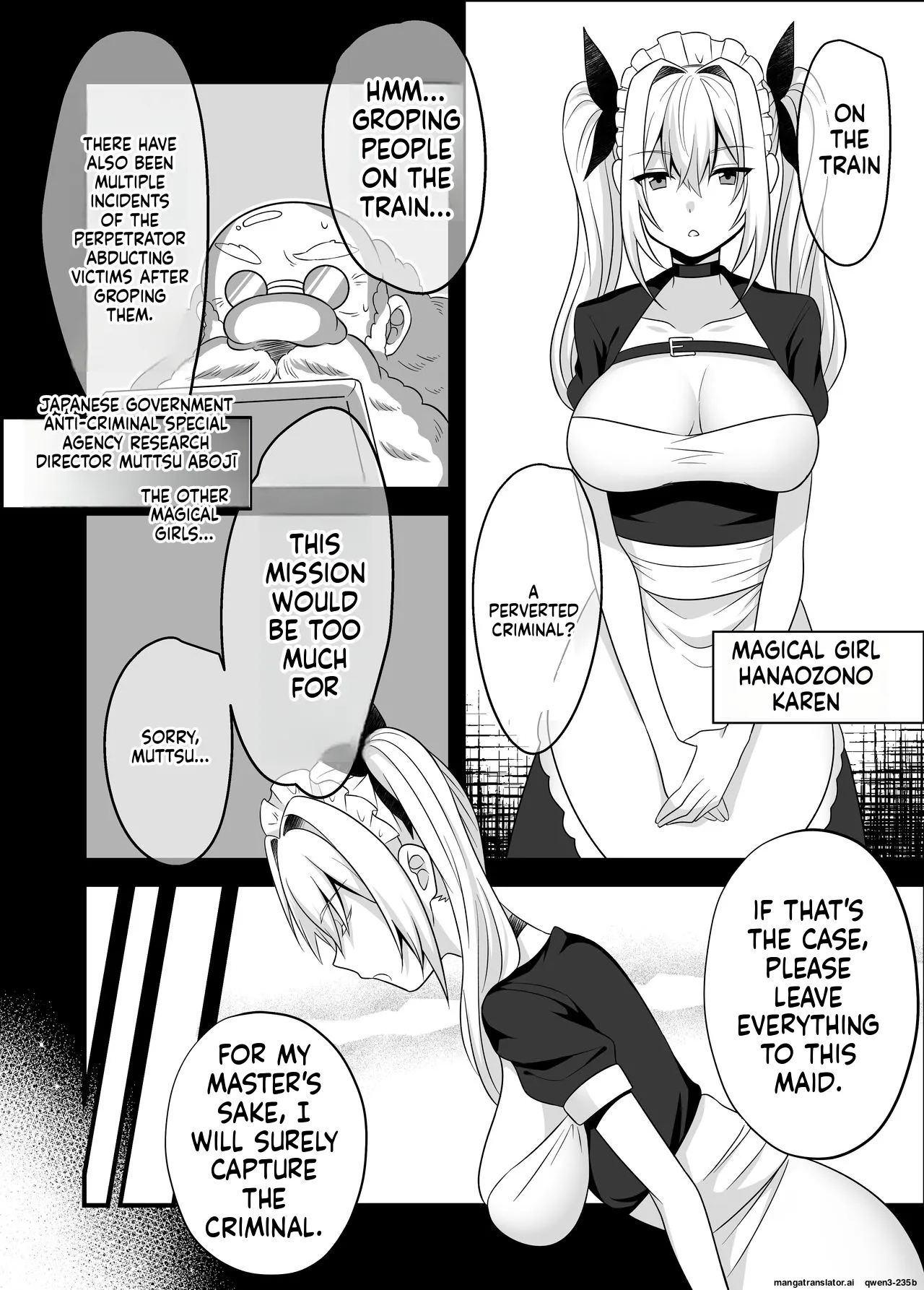Mahou Shoujo VS Shokushu Chikan Otoko - page 8
