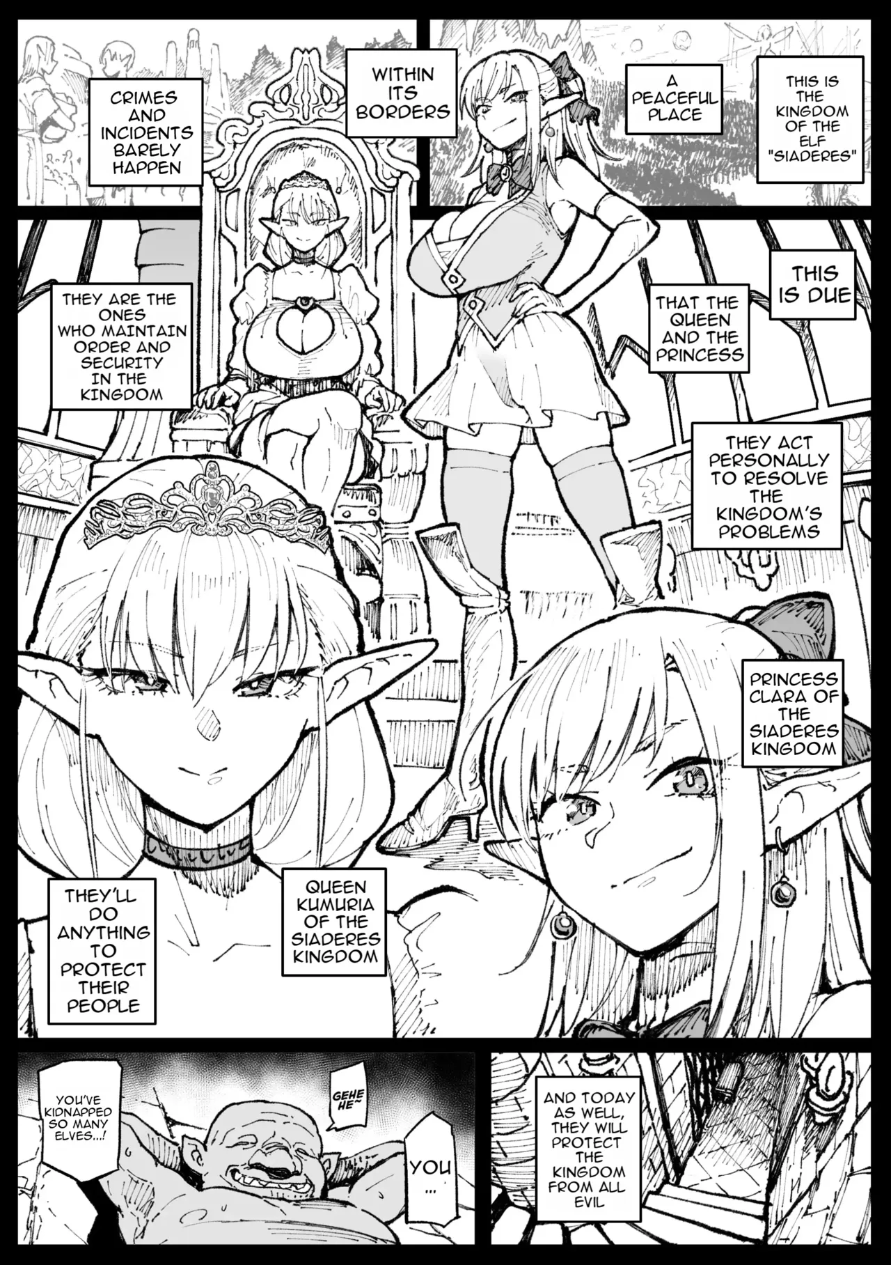 High Elf no Joou to Hime ga Seihanzaisha o Korashimeru-teki na Yatsu - page 3