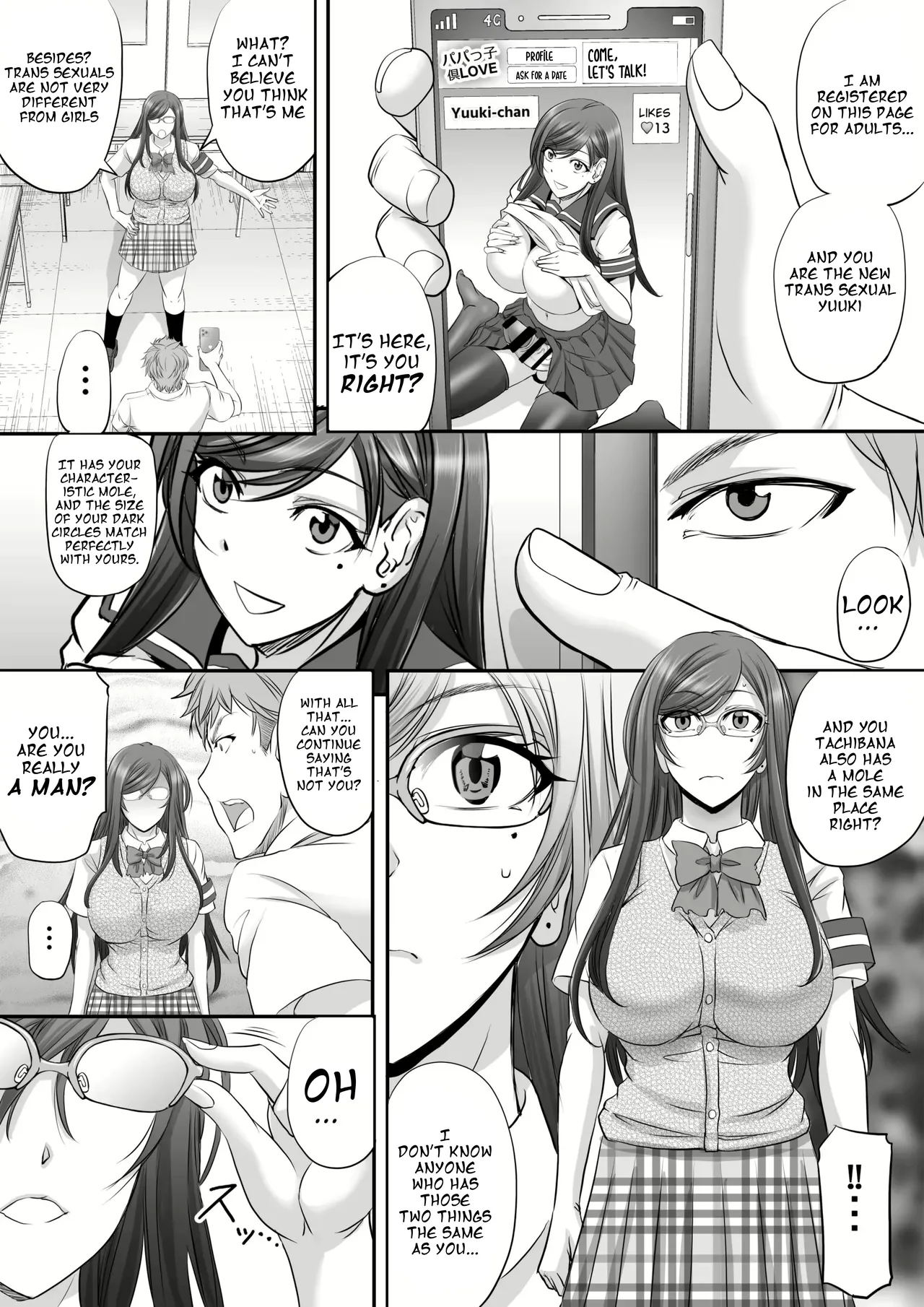 Papakatsu Shemale ga Kanojo ni Naru Made - page 4