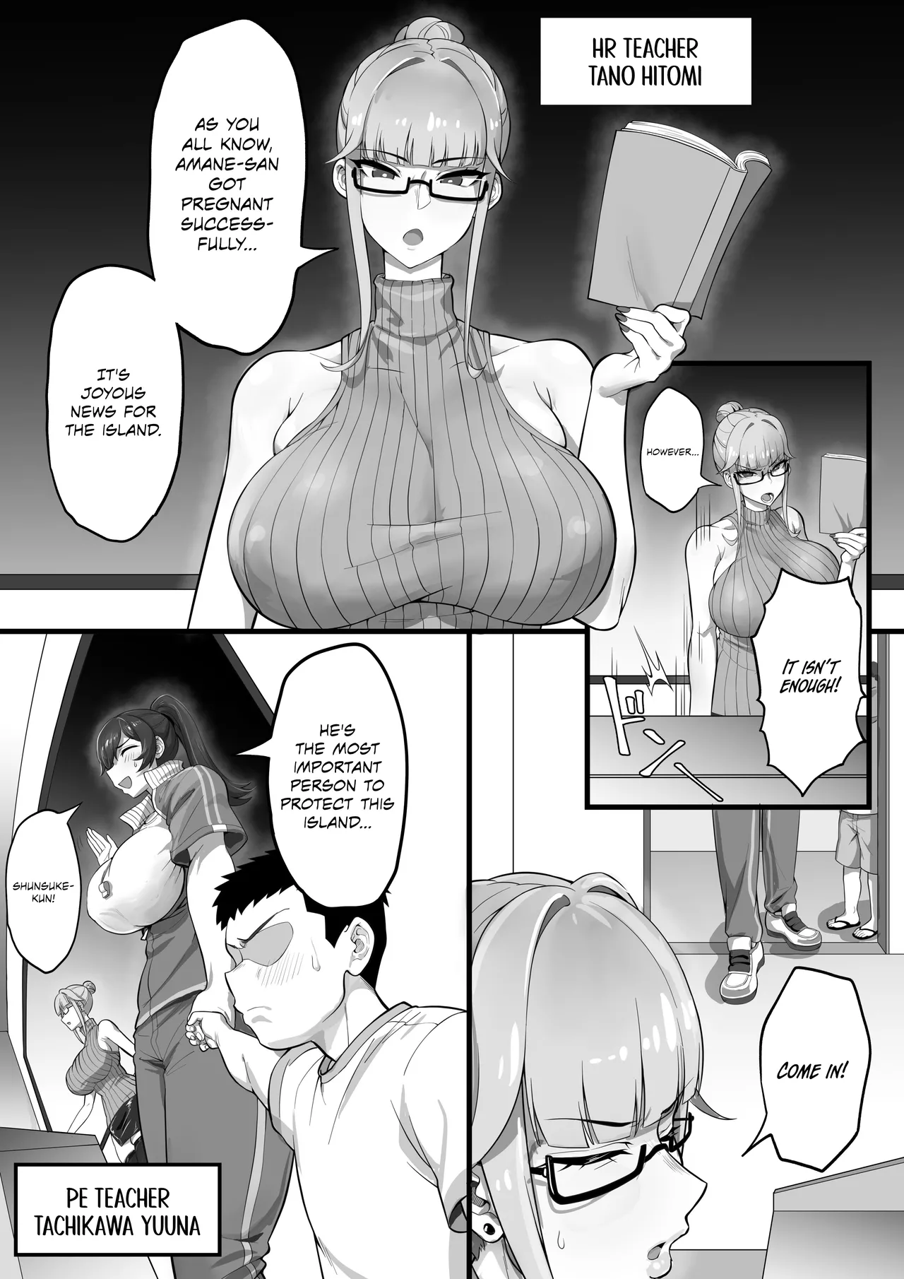 ED Shika Umarenai Shima de Yuiitsu no Zetsurin 2 | On an Island where Everyone is Born Impotent, I am the Sole Stud 2 - page 4