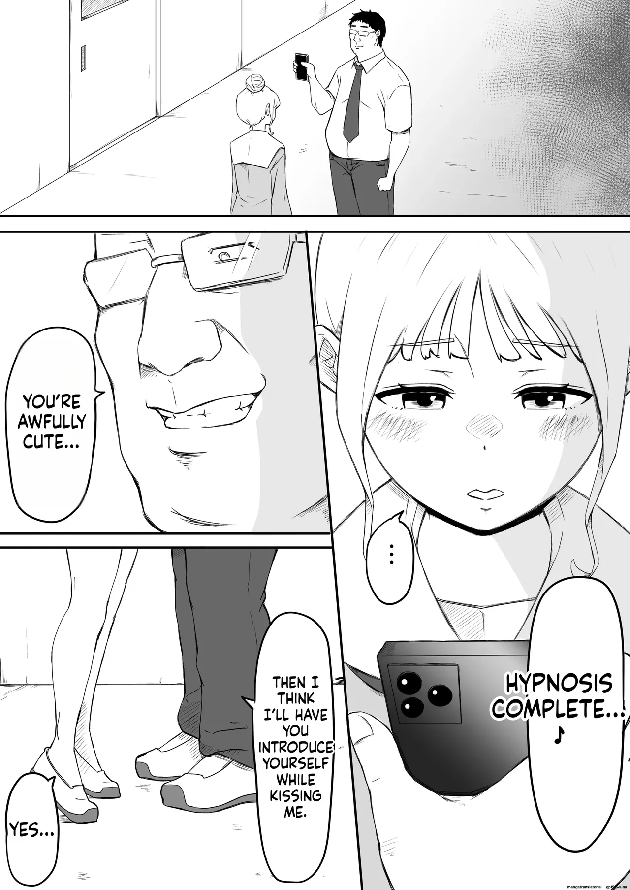 Ayatsuri ro Shutsu 2 ~Gakuen Shihai Hen~ #1 Kimohage Tannin to Yua-chan no Ayatsuri Love Love Sex Chu - page 3