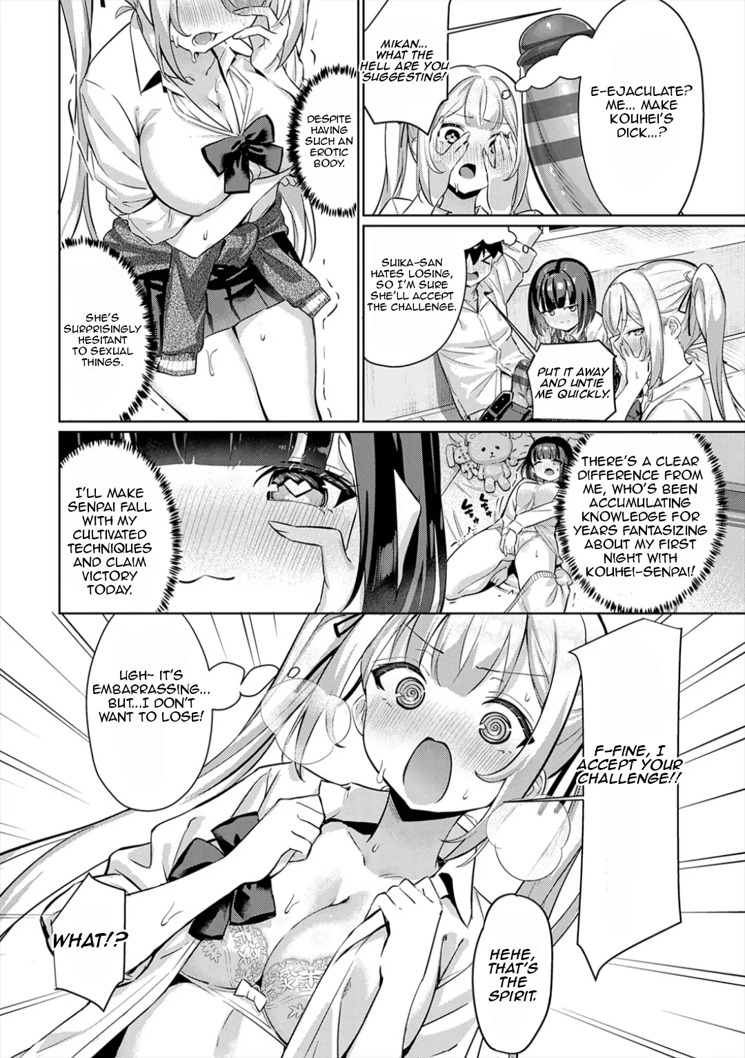 Shikobayo! | Jerk-off battle! - page 6