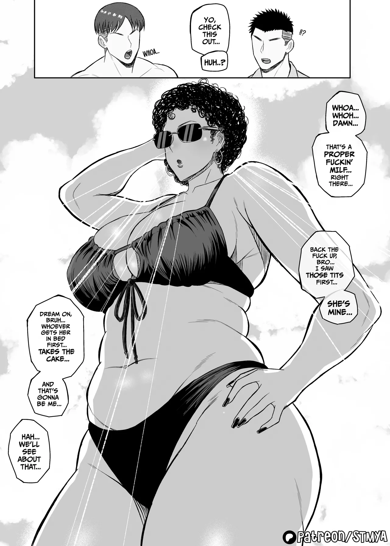 Mommy at beach - page 1