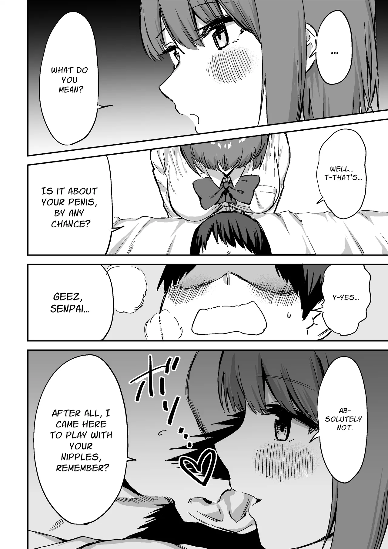 Kouhai-chan no Ijiwaru Chikubi Zeme - page 35