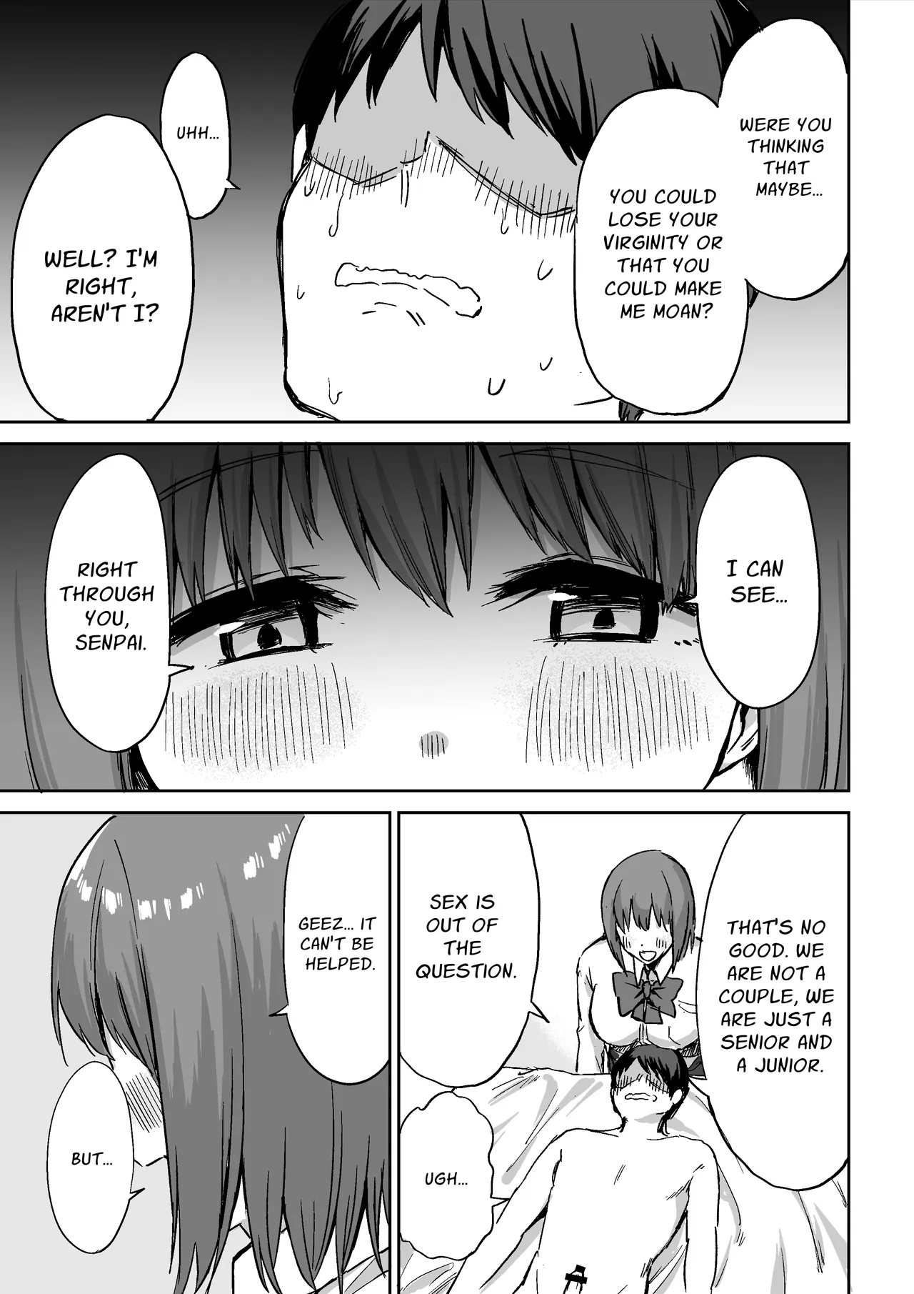Kouhai-chan no Ijiwaru Chikubi Zeme - page 38