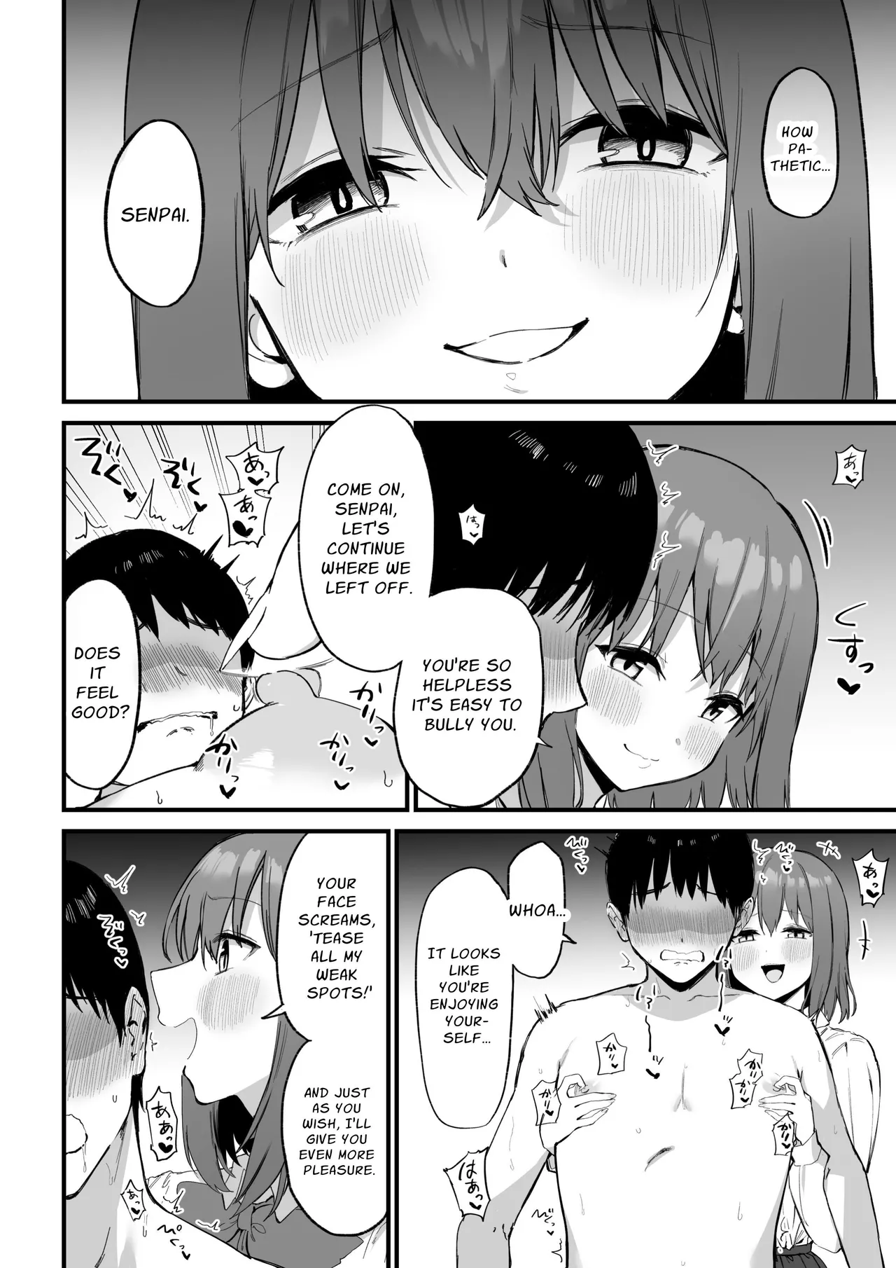 Kouhai-chan no Ijiwaru Chikubi Zeme 3 - page 33