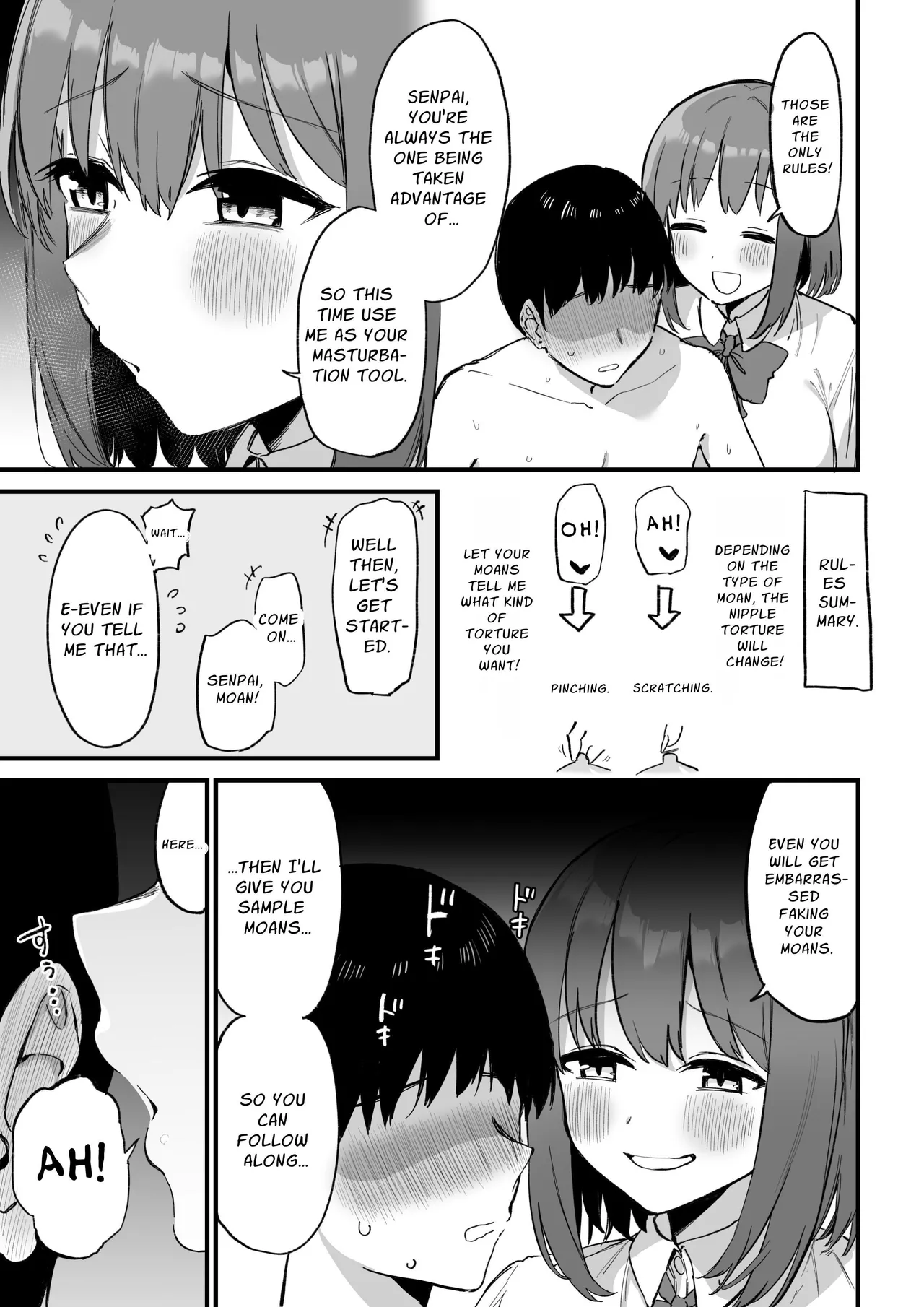 Kouhai-chan no Ijiwaru Chikubi Zeme 3 - page 52