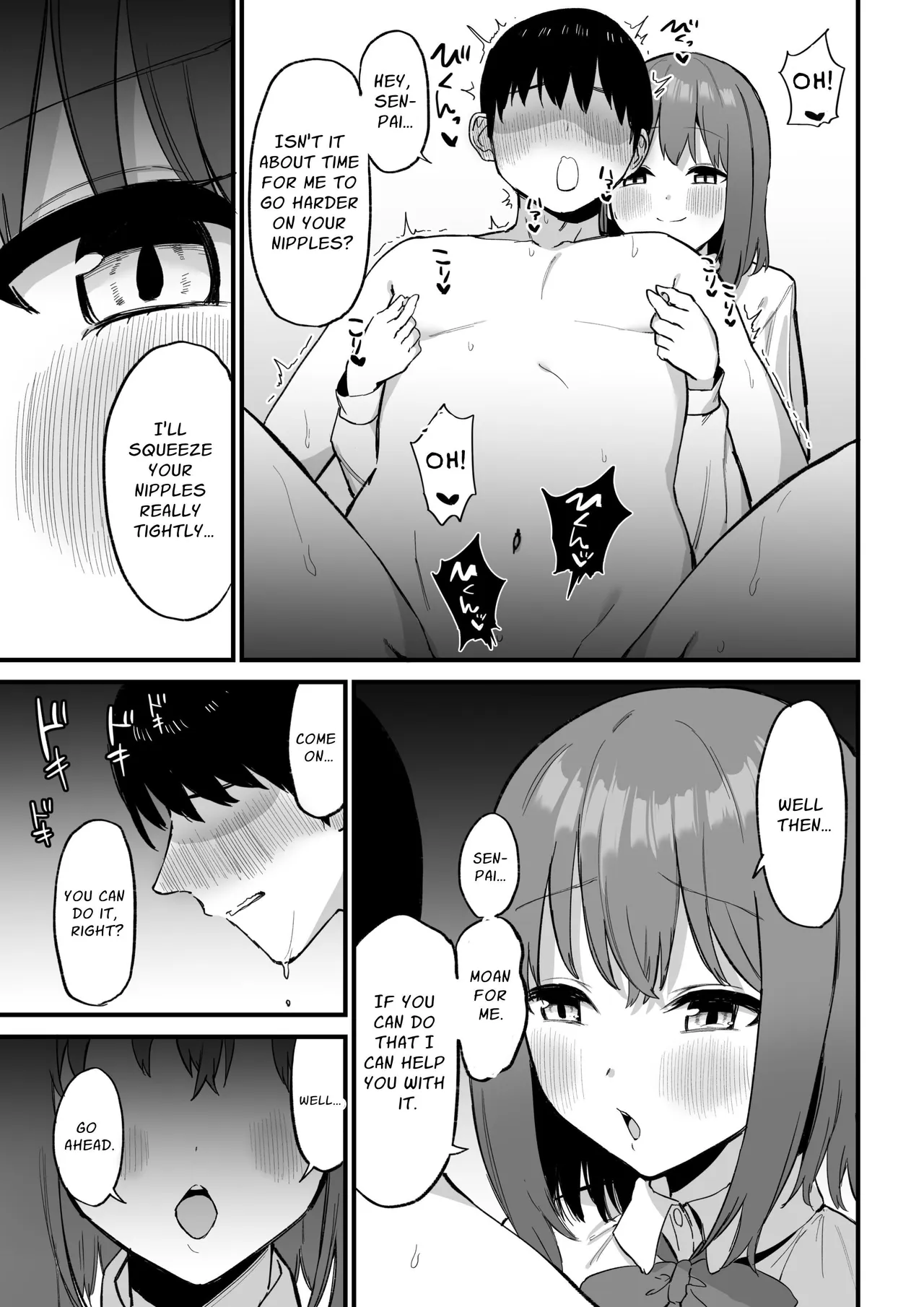 Kouhai-chan no Ijiwaru Chikubi Zeme 3 - page 58