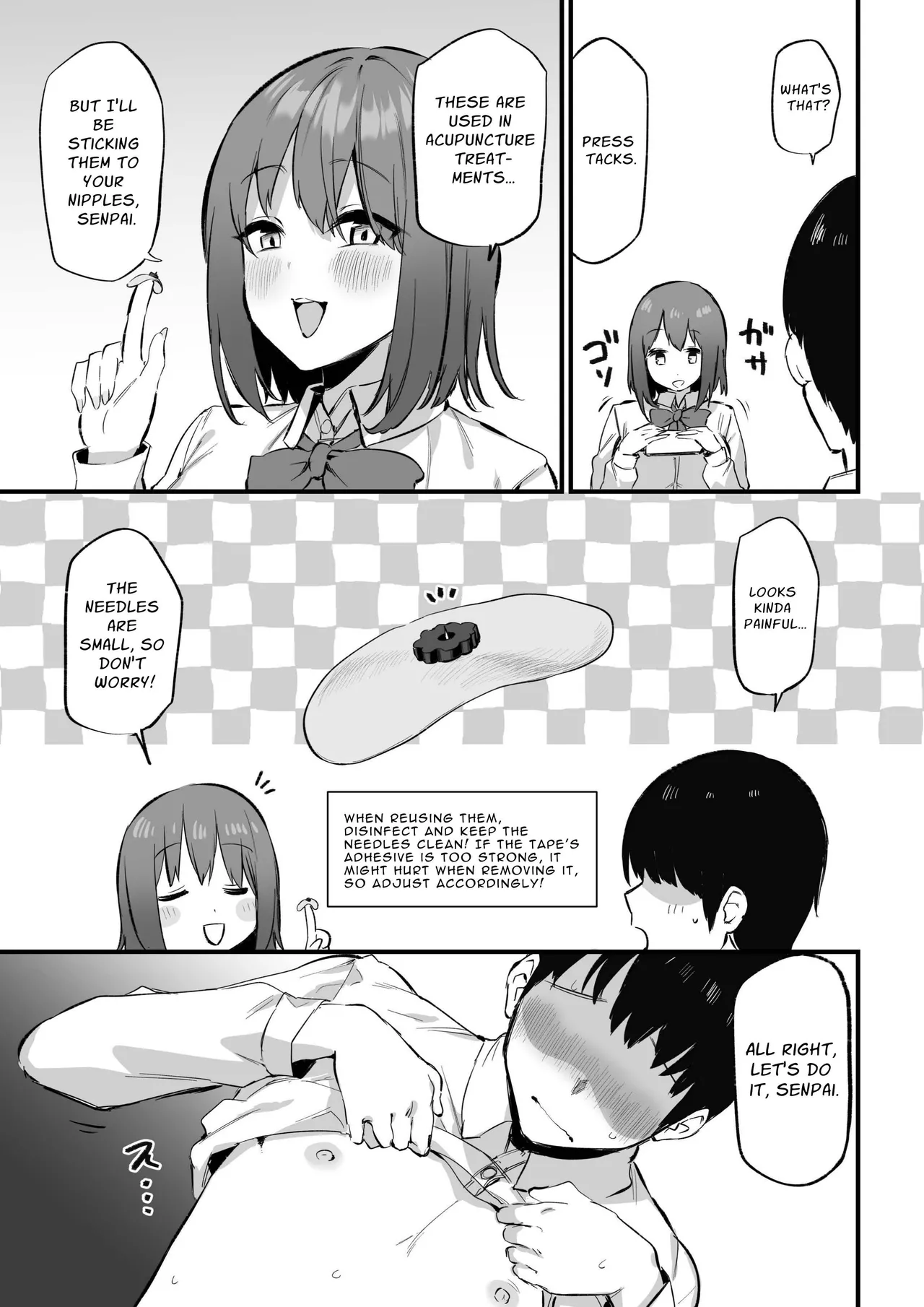 Kouhai-chan no Ijiwaru Chikubi Zeme 3 - page 6