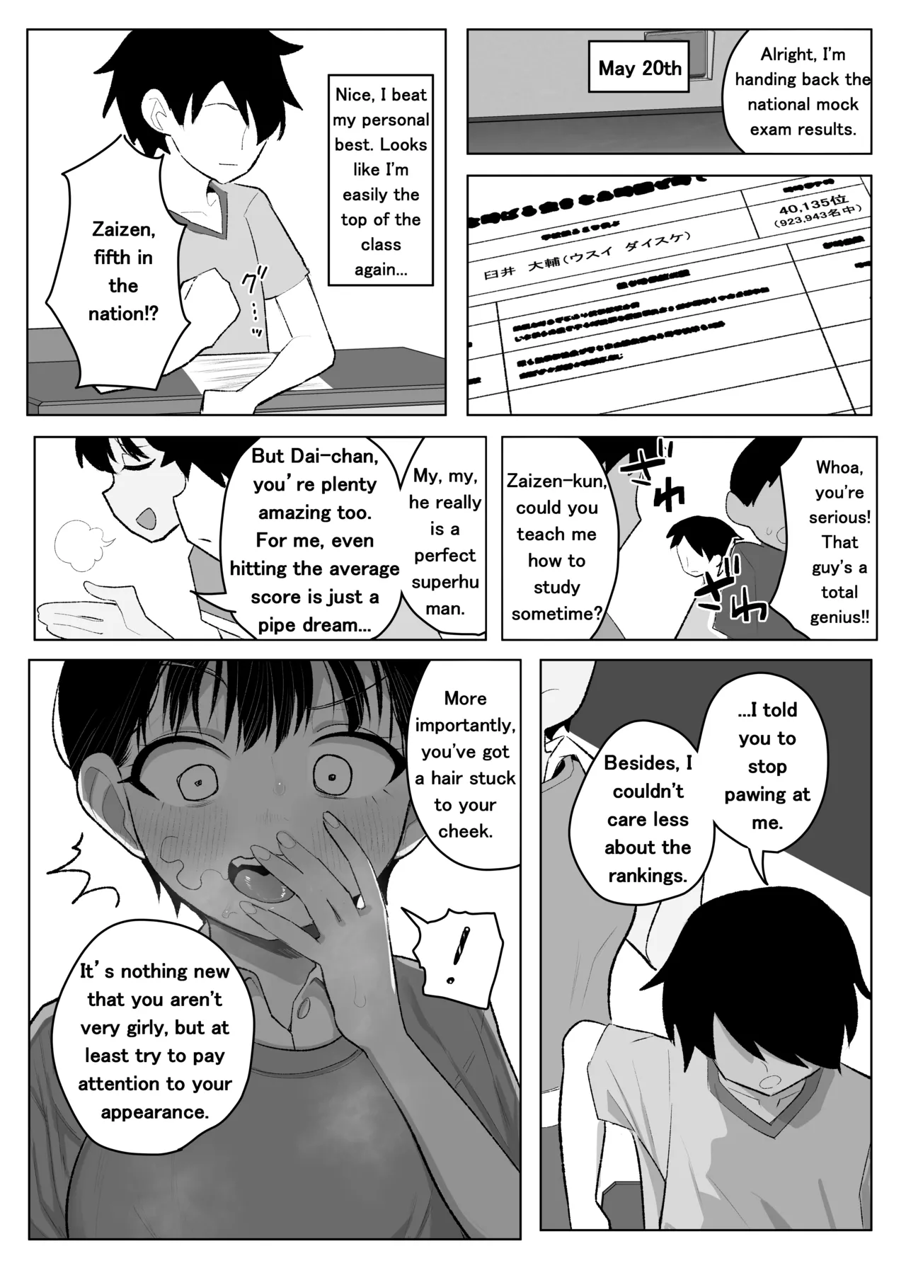 A Story About How my Tomboyish, Busty Childhood Friend Who Attends ● School is Stolen Away by a Transfer Student - page 37