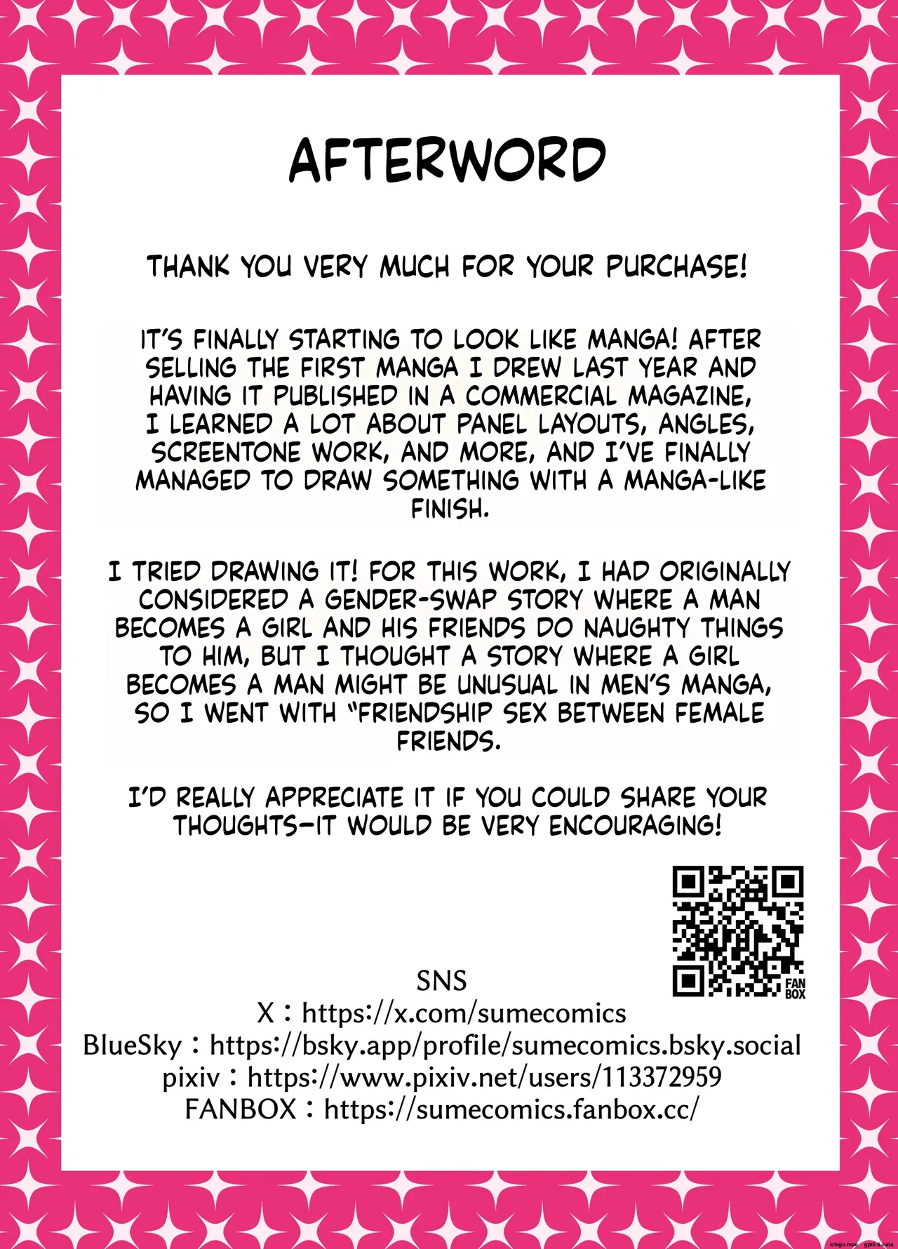 A story about a best friend attending an all-girls school who is forced to have sex with another girl in order to restore her to her female form - page 40