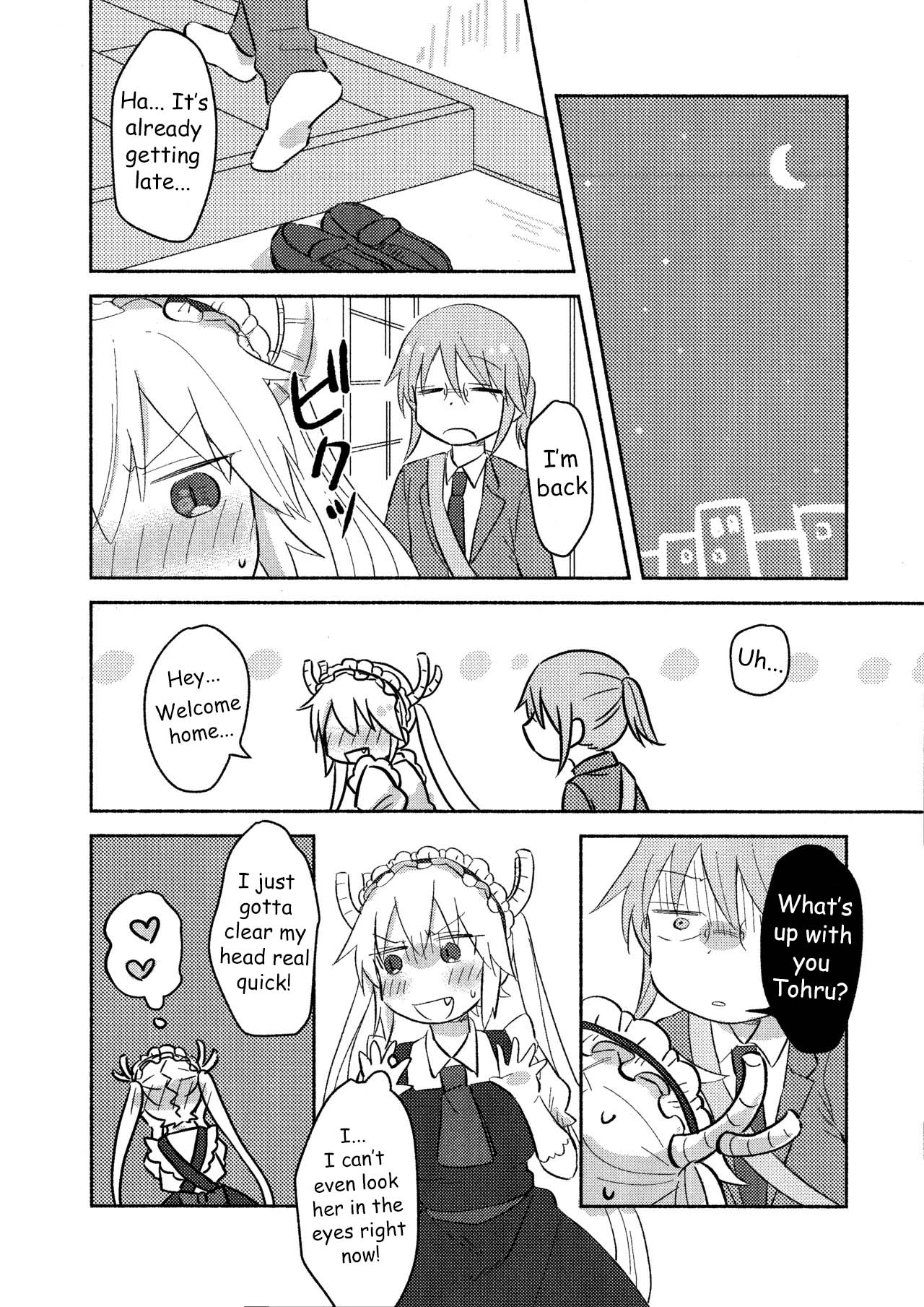 Wanting to do it for the first time with Miss Kobayashi - page 14