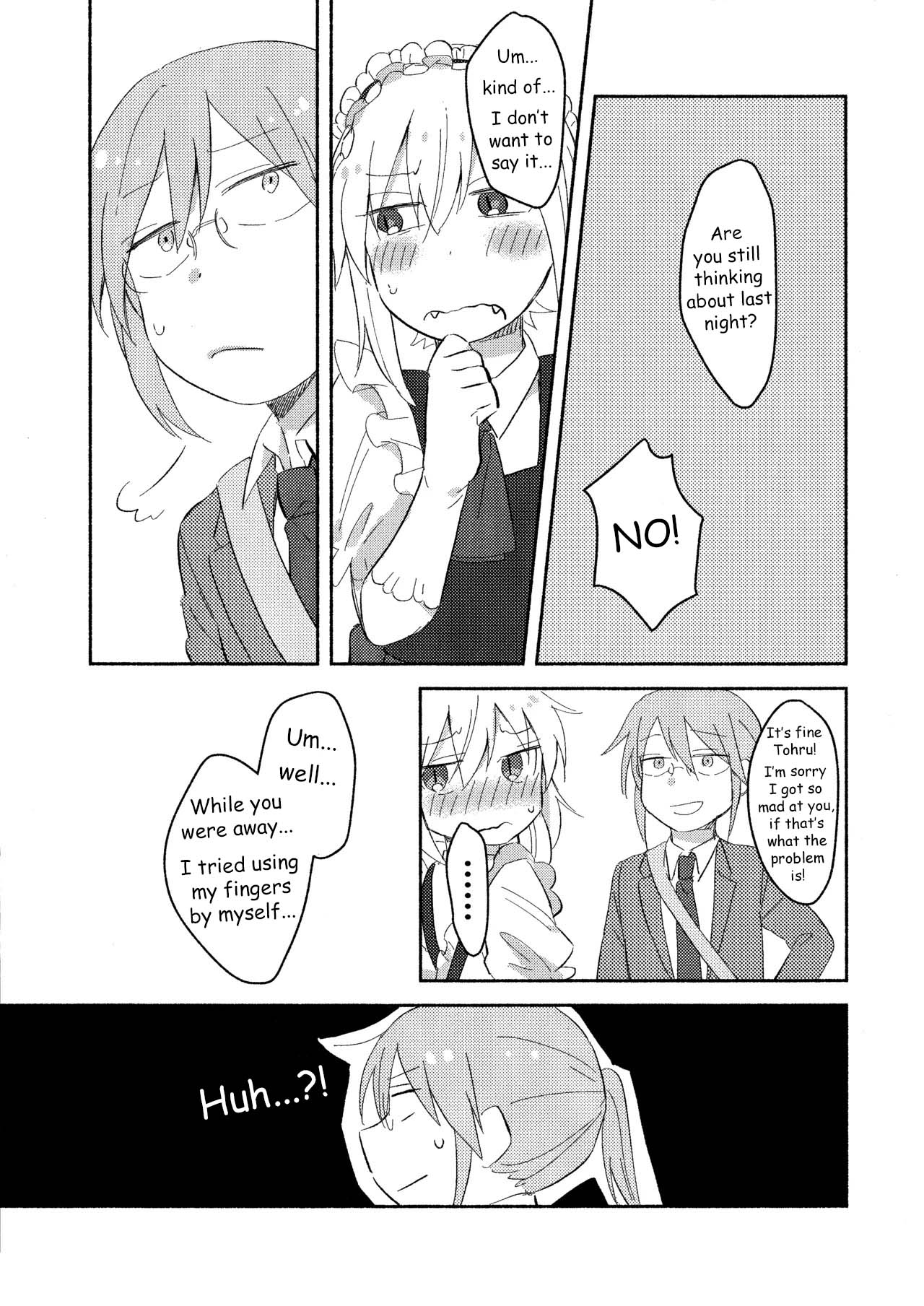 Wanting to do it for the first time with Miss Kobayashi - page 15