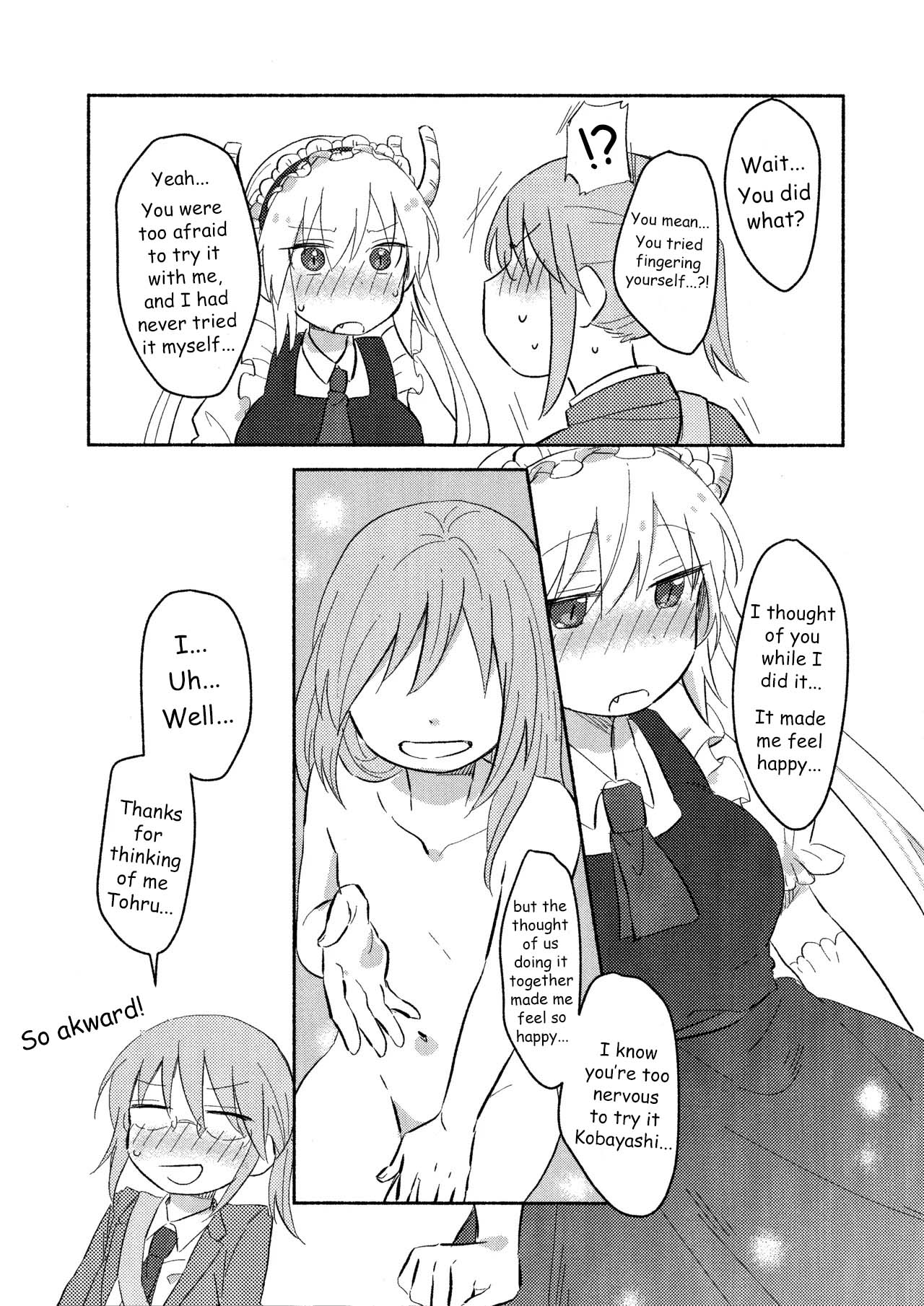 Wanting to do it for the first time with Miss Kobayashi - page 16