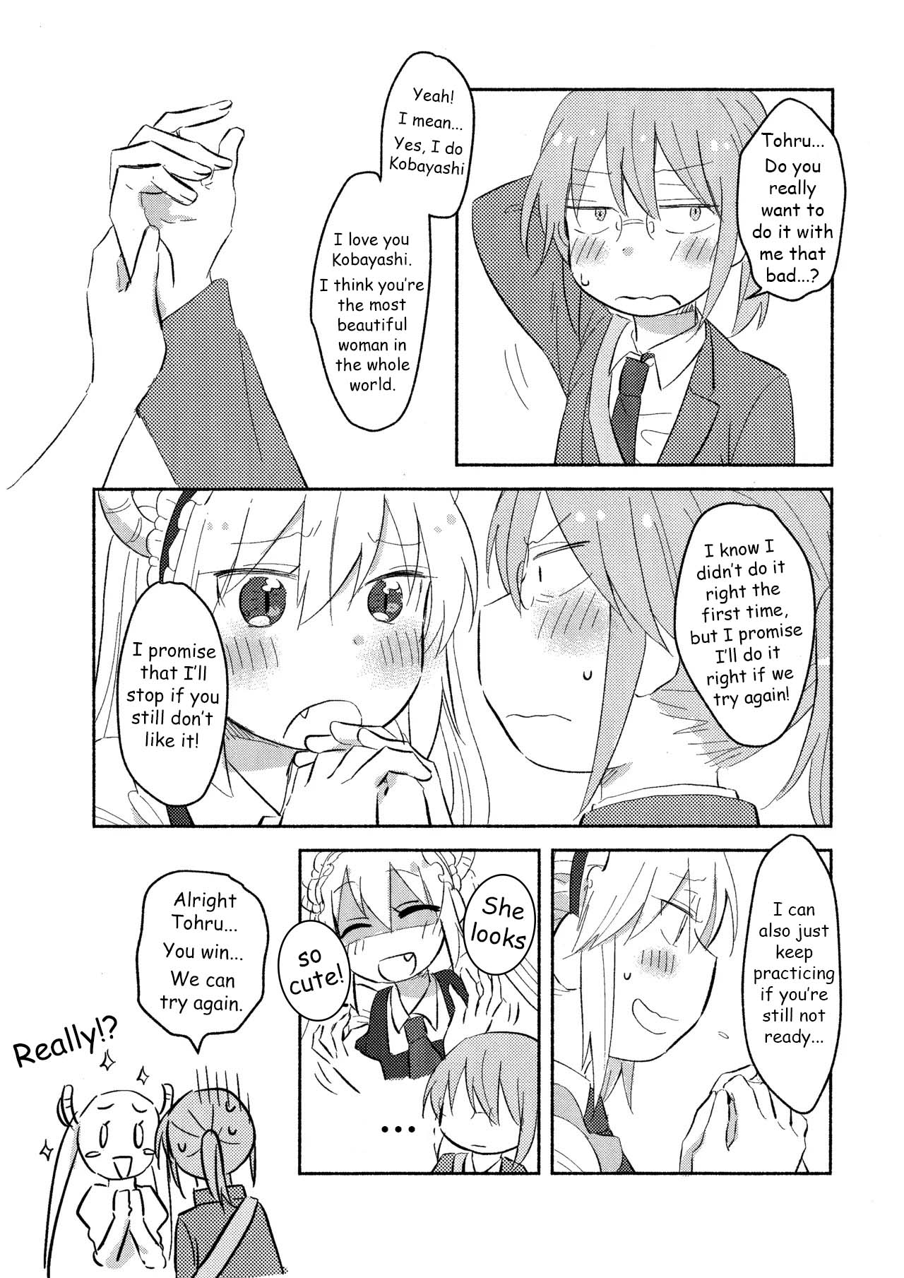 Wanting to do it for the first time with Miss Kobayashi - page 17