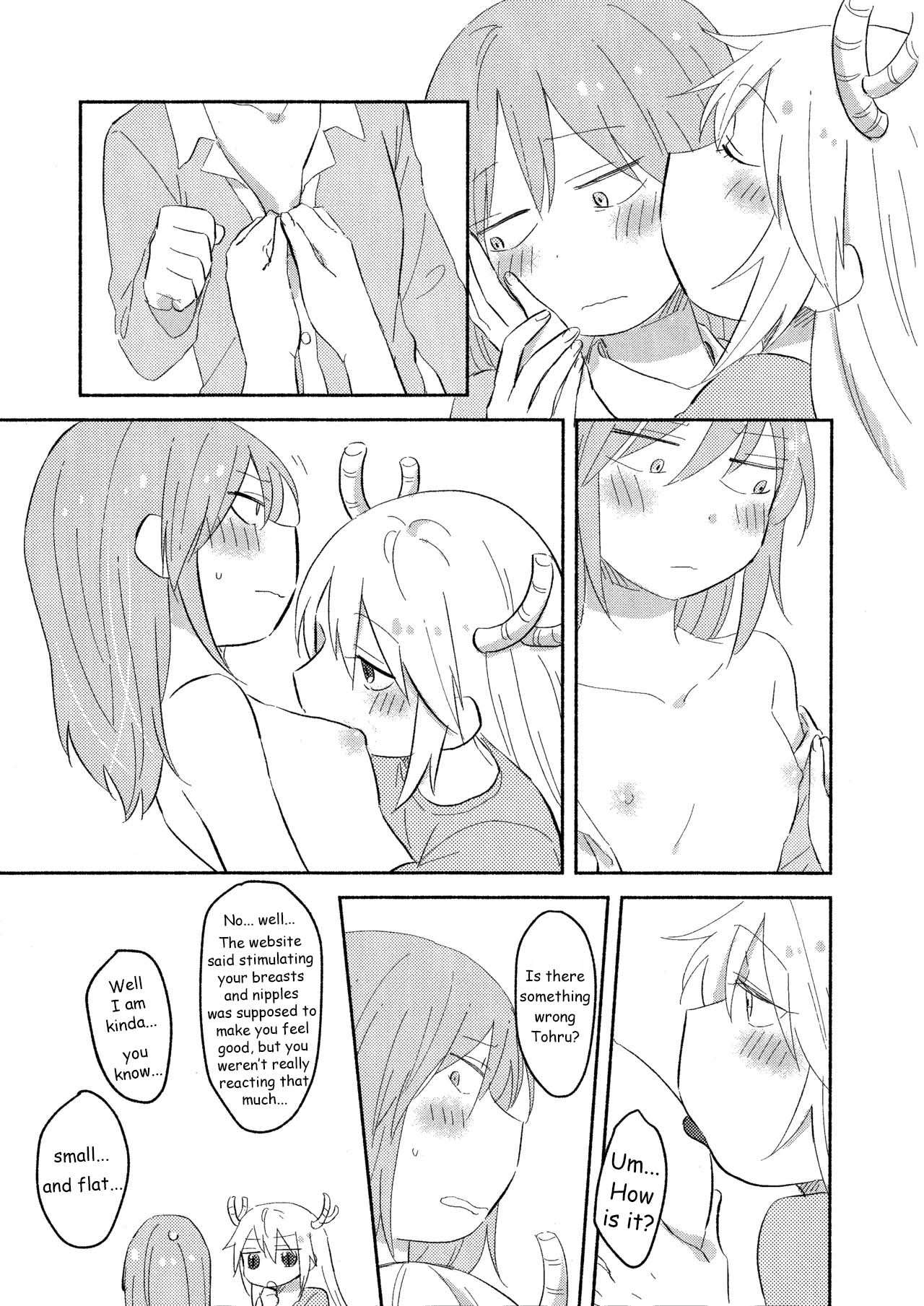 Wanting to do it for the first time with Miss Kobayashi - page 19