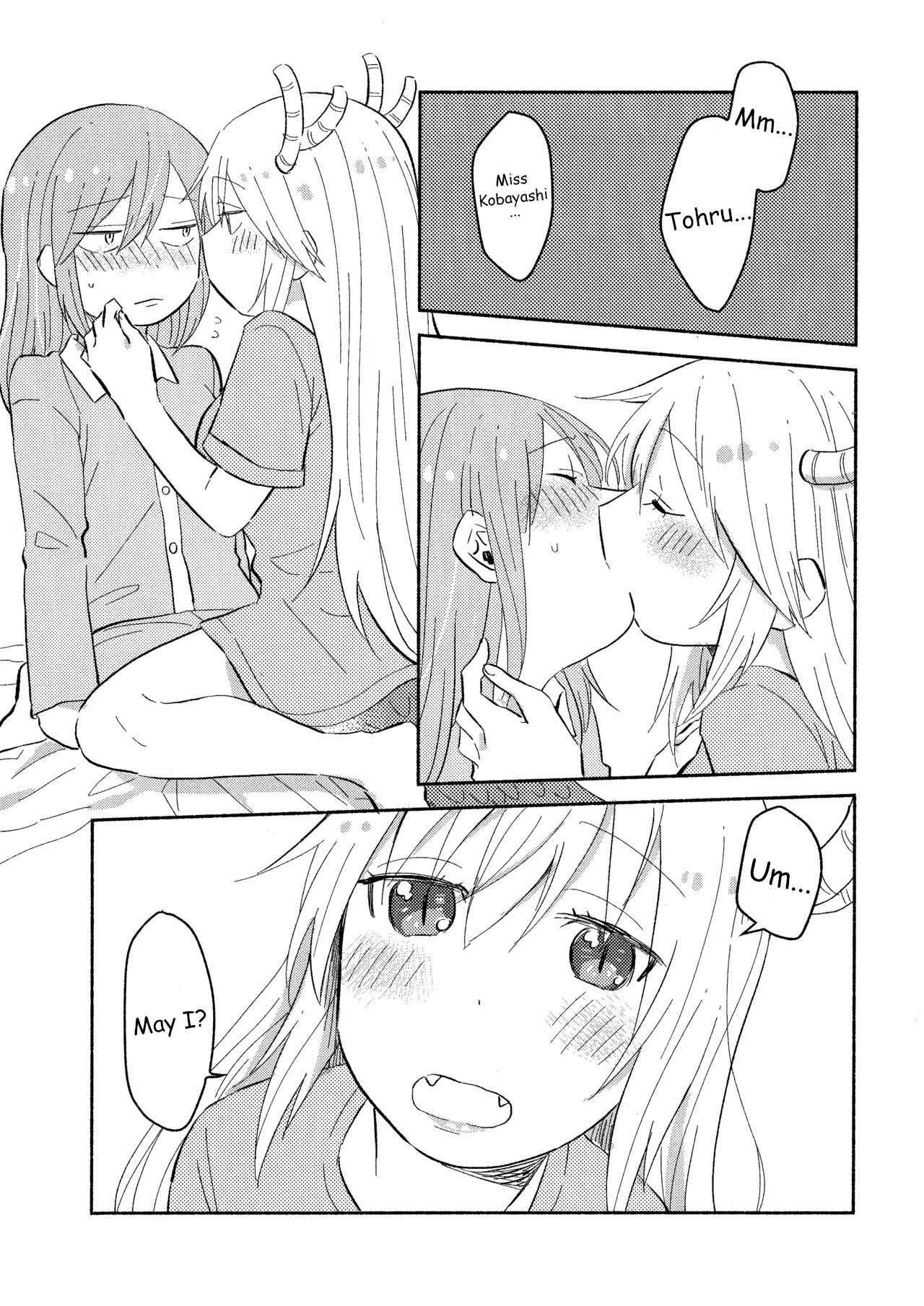 Wanting to do it for the first time with Miss Kobayashi - page 3