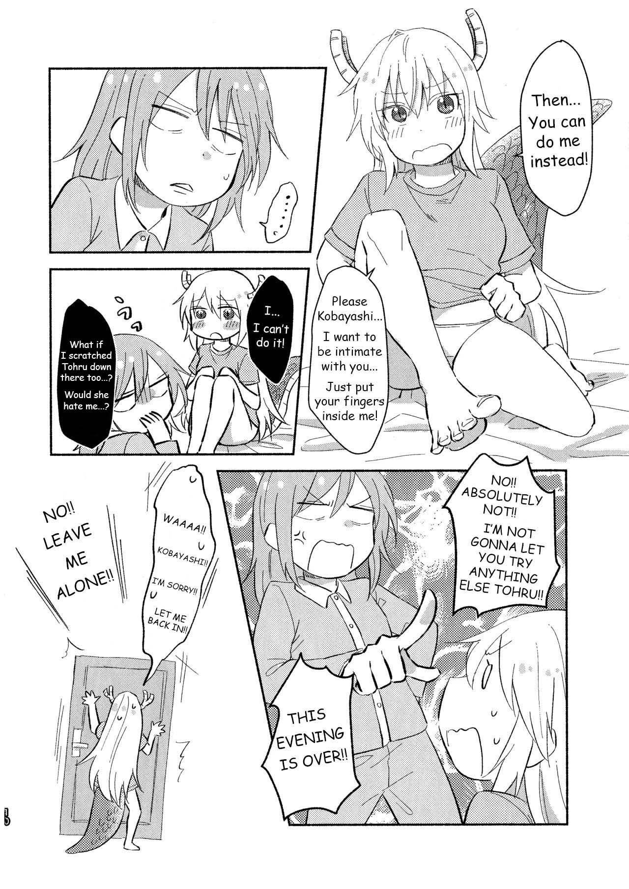Wanting to do it for the first time with Miss Kobayashi - page 6