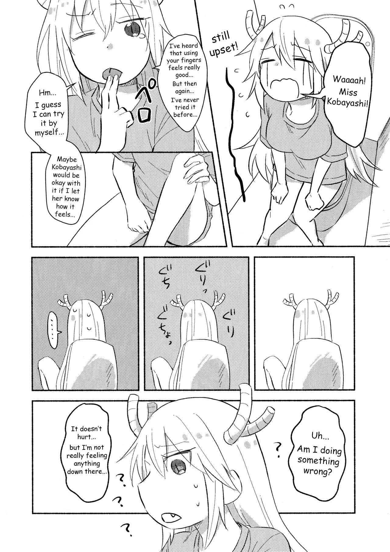Wanting to do it for the first time with Miss Kobayashi - page 8