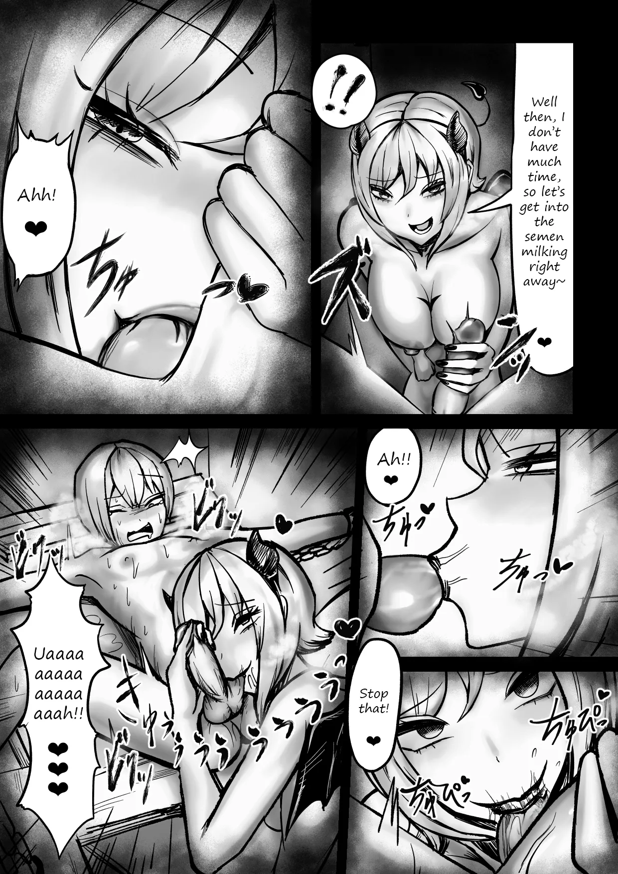 Succubus pin salon~ A story about a hero being captured and reduced to nothing more than a penis to be licked by succubi~ - page 10