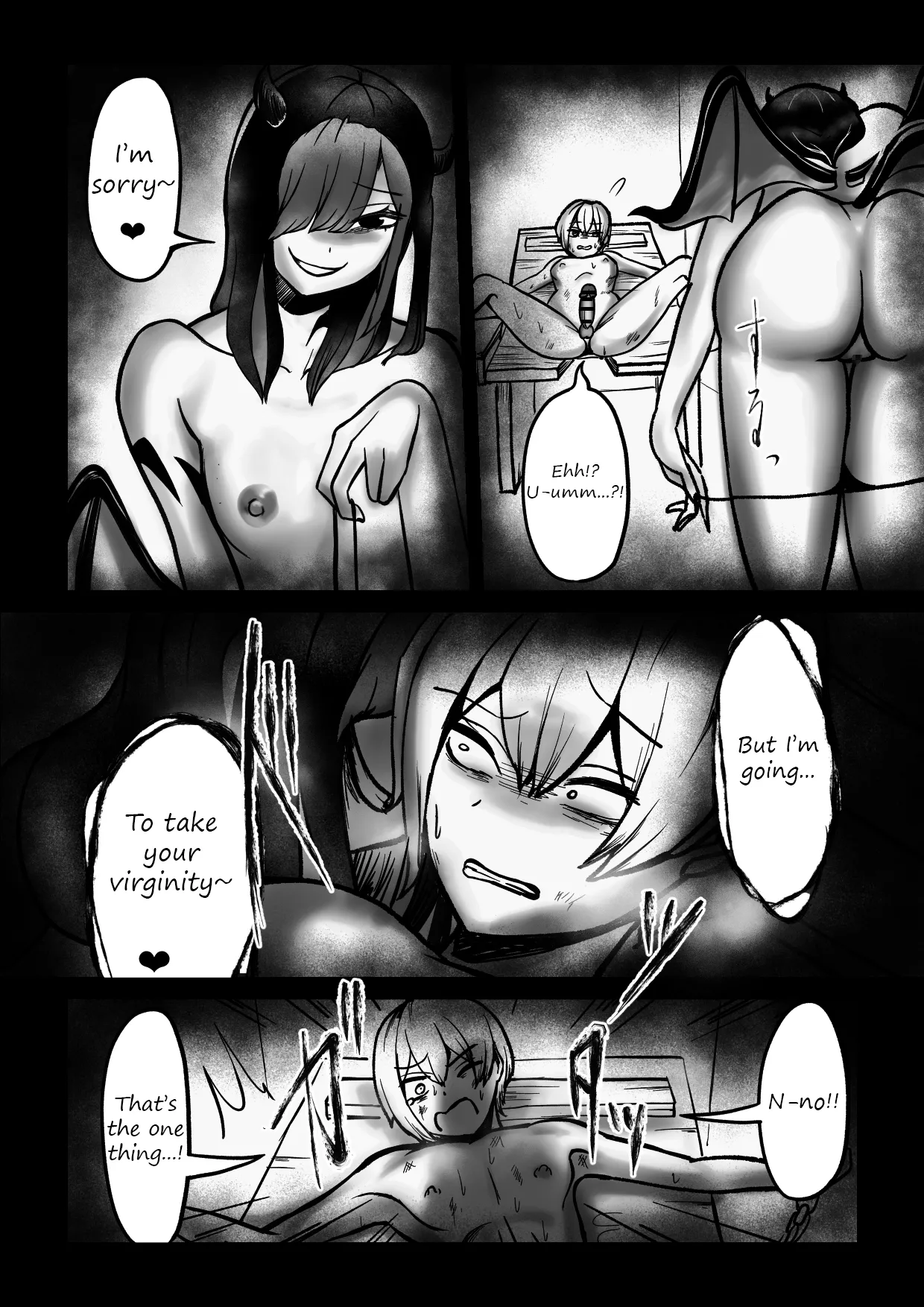Succubus pin salon~ A story about a hero being captured and reduced to nothing more than a penis to be licked by succubi~ - page 15