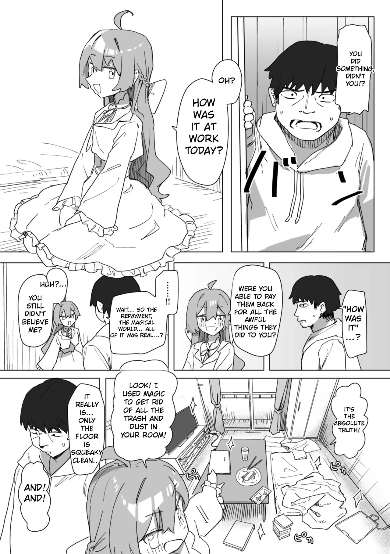 The Magical Girl's Repayment 1 - page 9