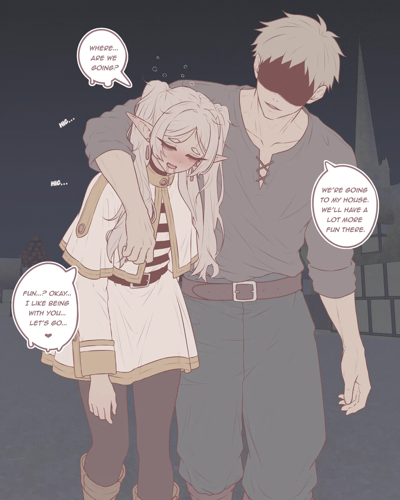 Frieren Got Drunk - page 2