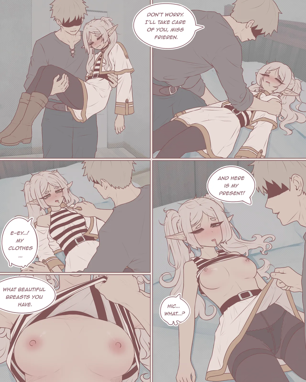 Frieren Got Drunk - page 3