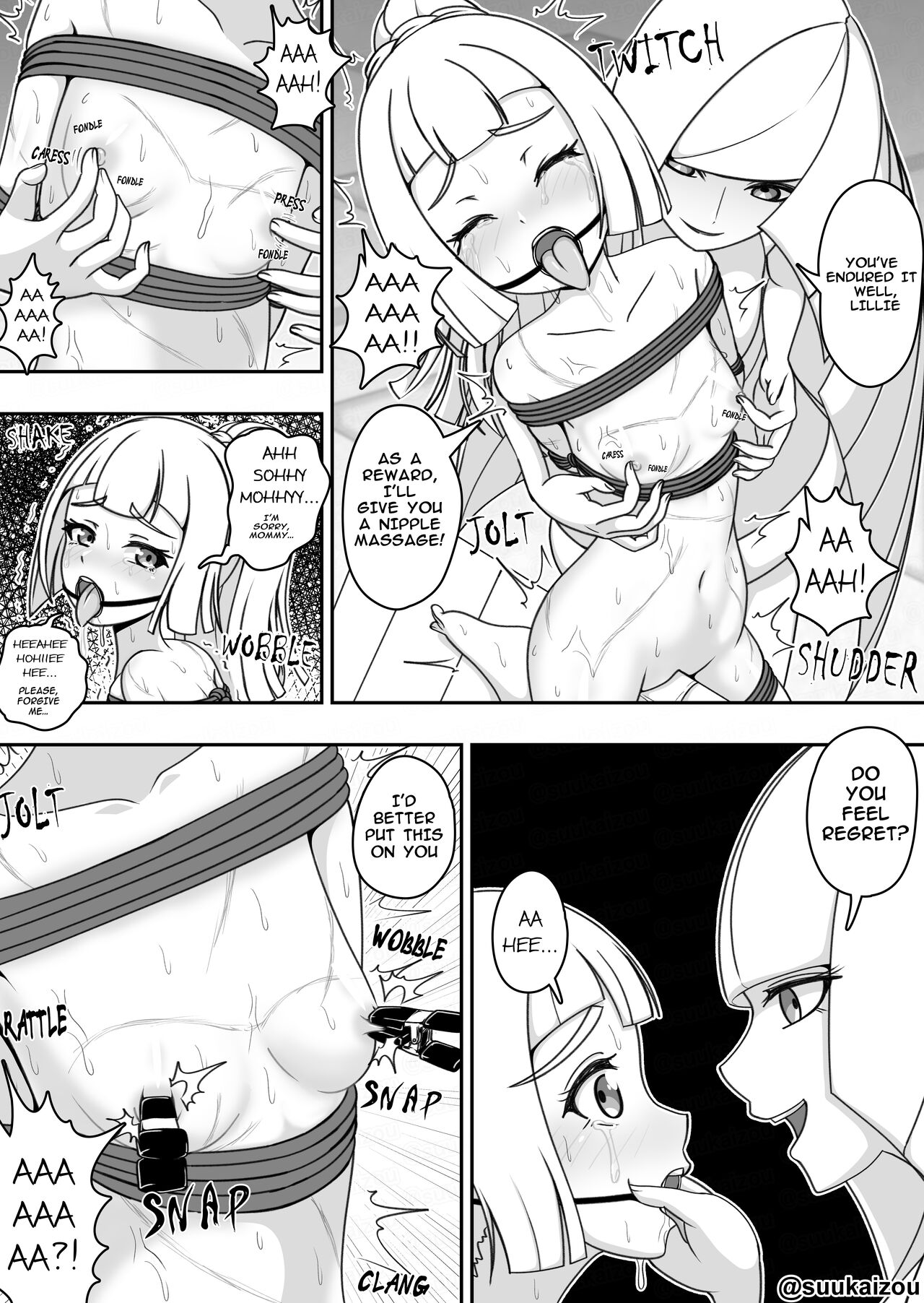 Lillie Gets Spanked By Lusamine - page 6