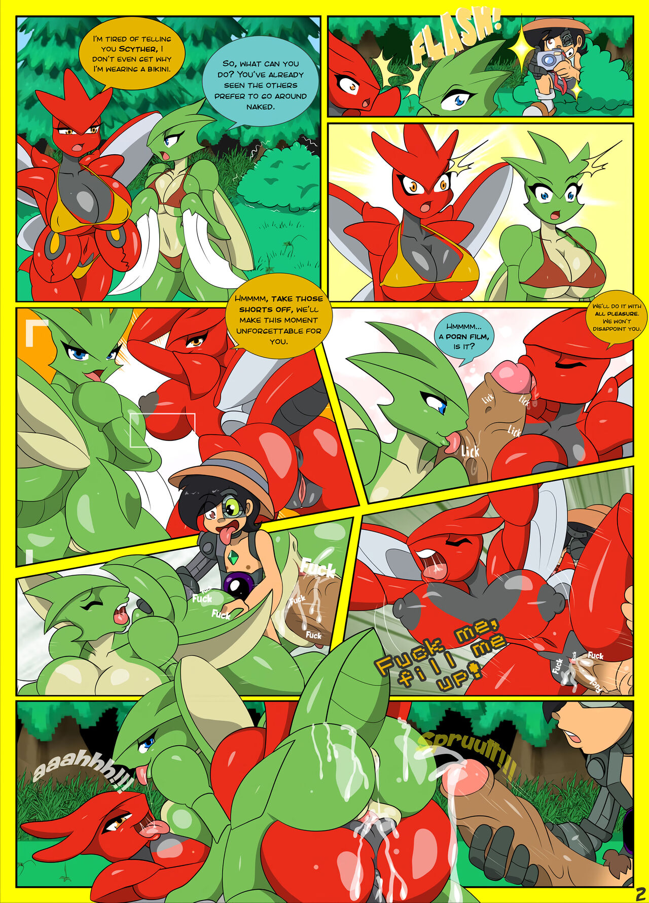Pokemon Snap XXX comic version - page 3